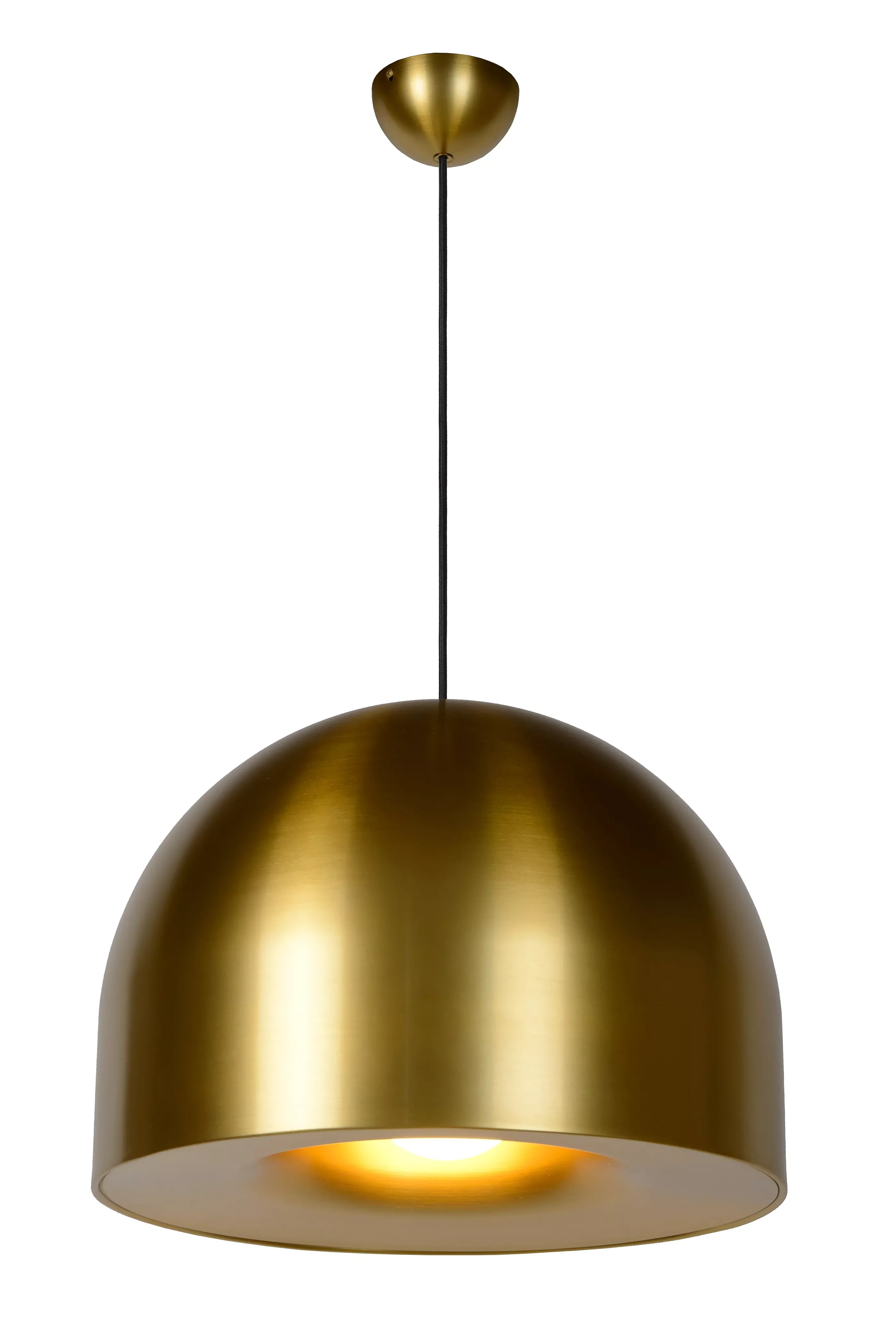 Clearance AKRON - Hanglamp - Ø 50 cm - 1xE27 - Mat Goud / Messing Hanglampen