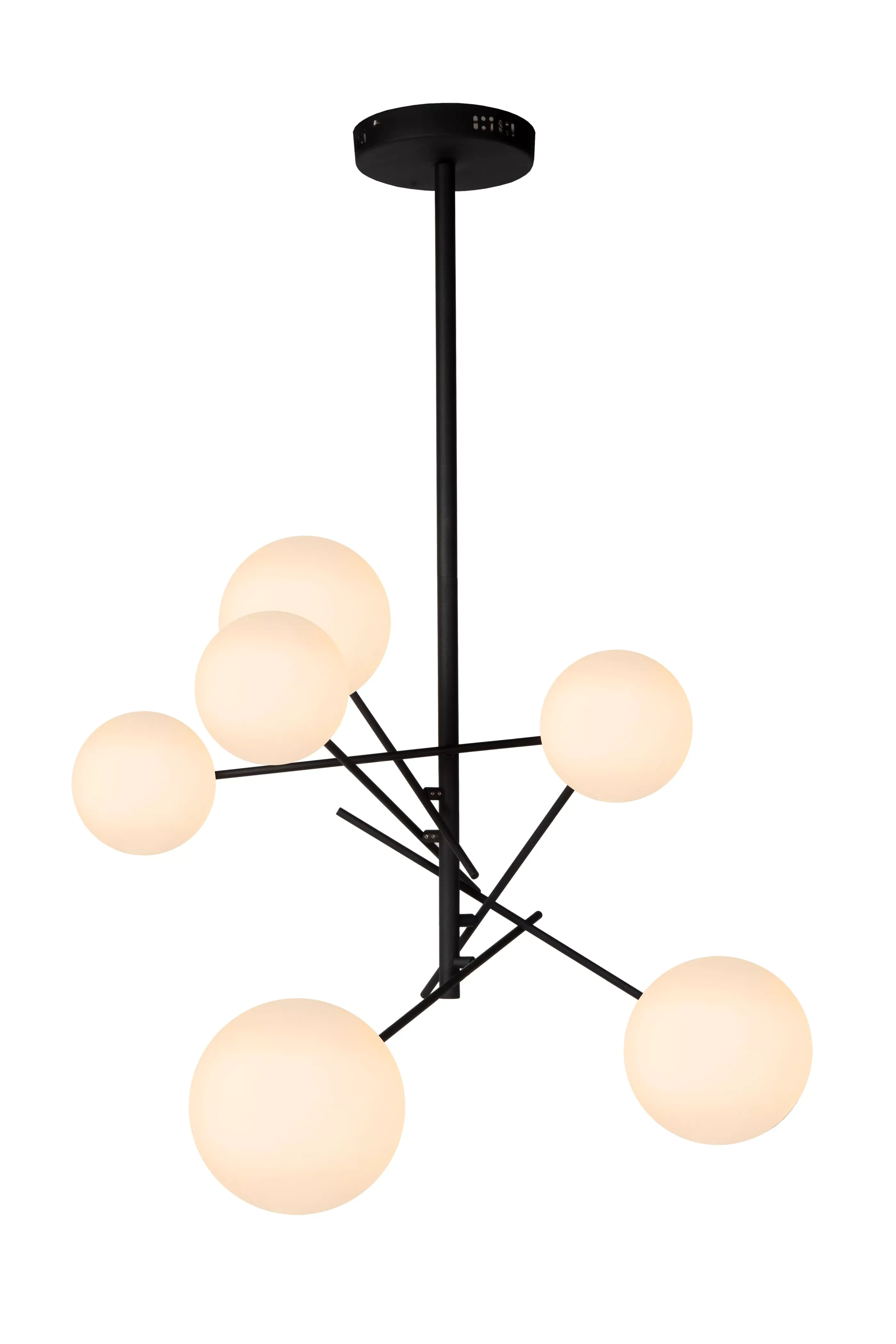 Sale ALARA - Hanglamp - Ø 72 cm - LED - G4 - 6x1,5W 2700K - Zwart Hanglampen