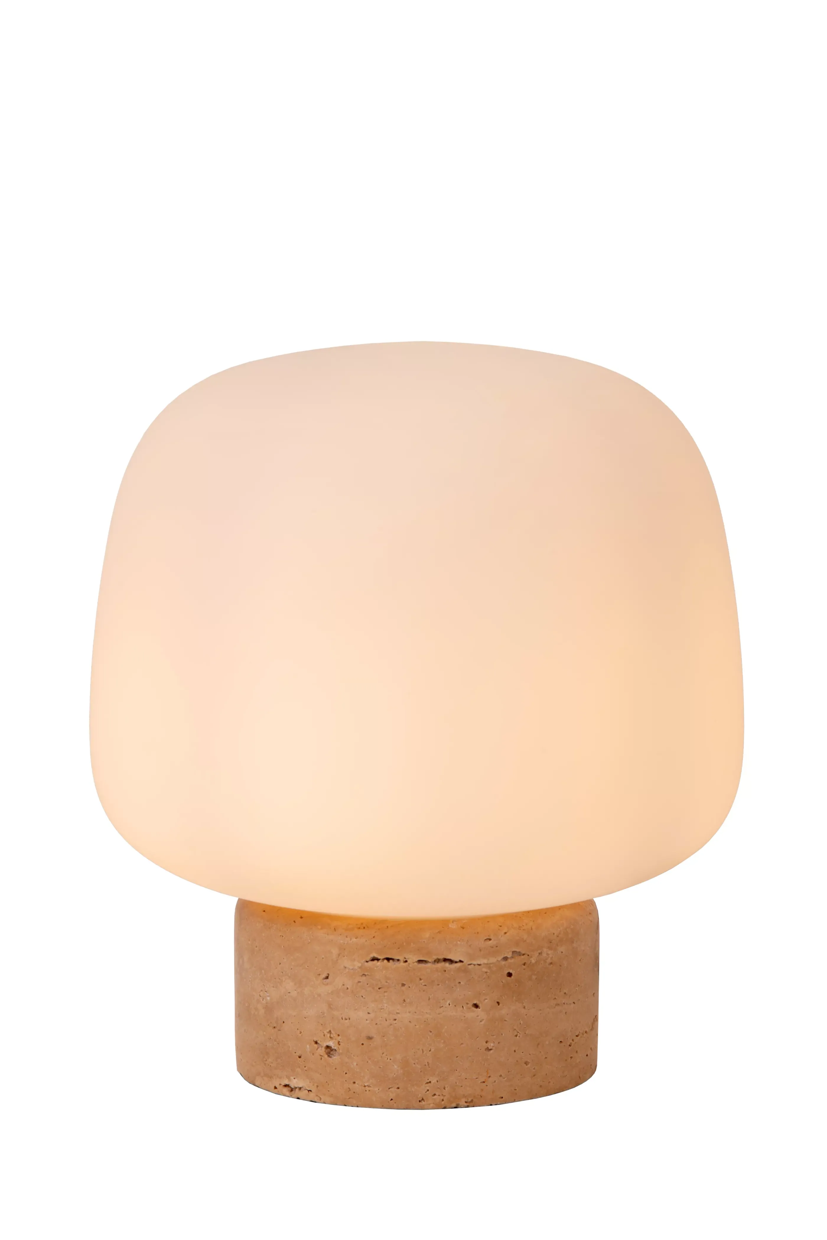 Discount ANSTON - Tafellamp - 1xE14 - Opaal Tafellampen