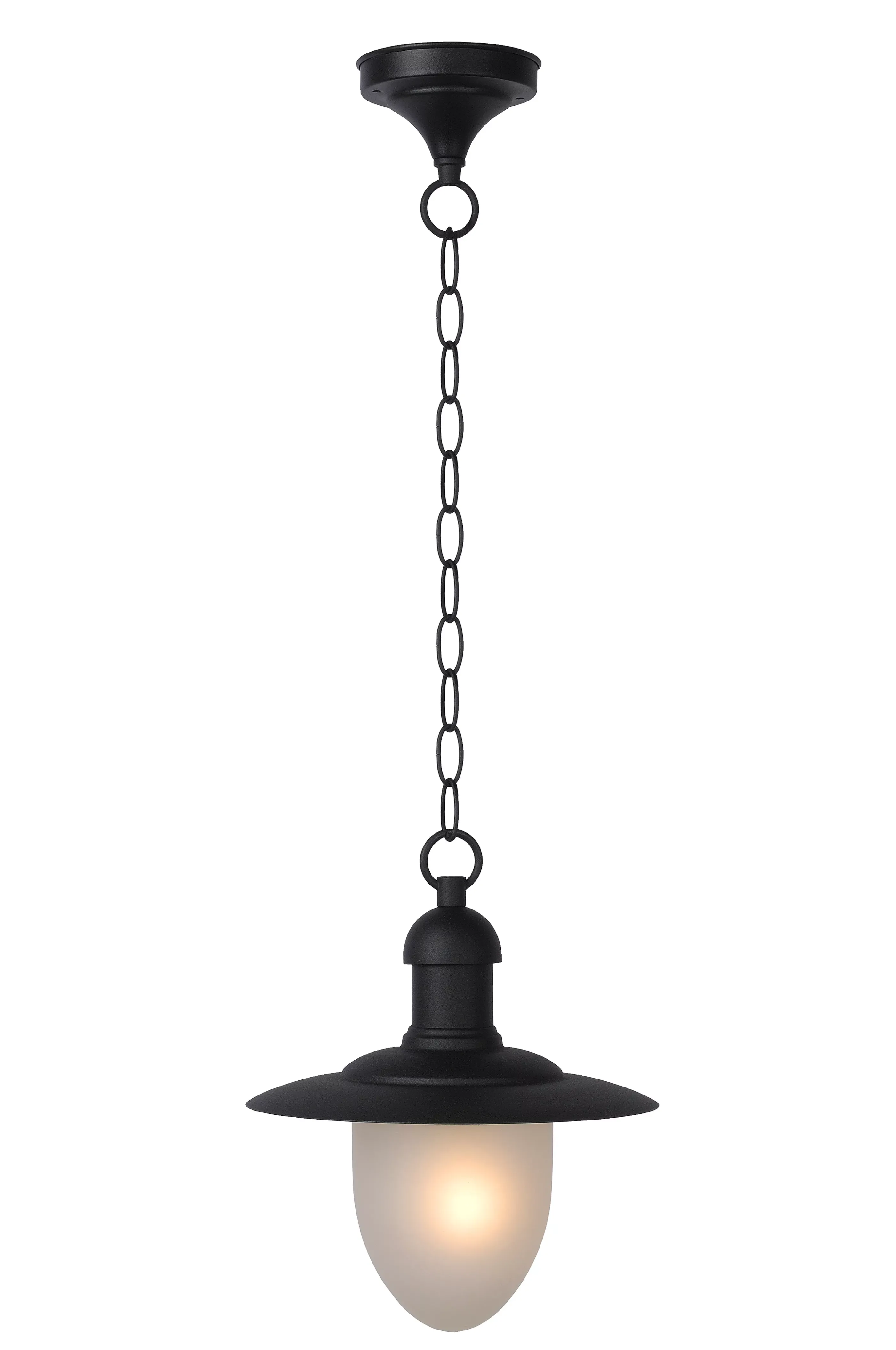 Discount ARUBA - Hanglamp Binnen/Buiten - Ø 25 cm - 1xE27 - IP44 - Zwart Hanglampen Buiten