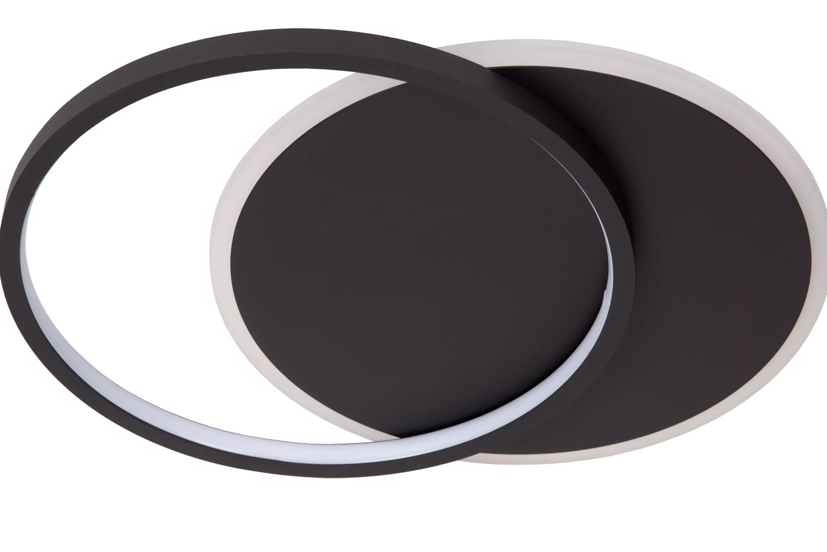 Flash Sale AXELLE - Plafonnière - Ø 29,5 cm - LED 3 StepDim - 1x24W 2700K - Zwart Plafondlampen
