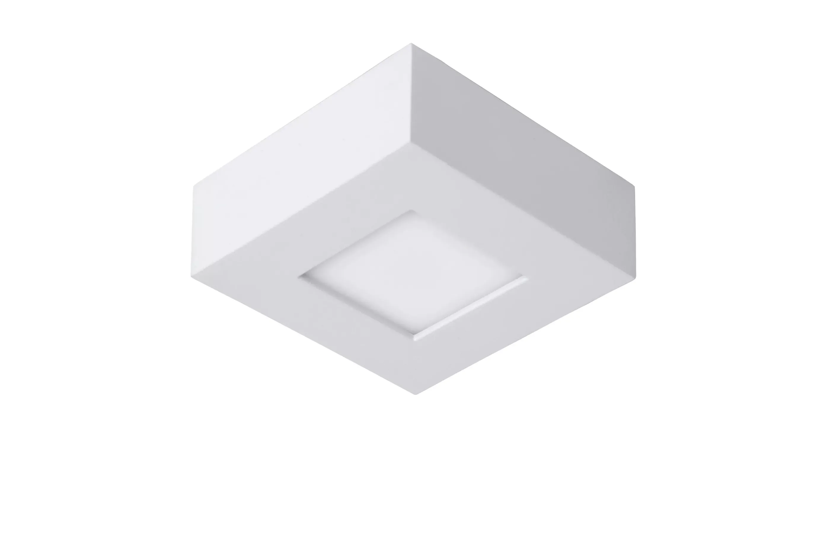 Online BRICE-LED - Plafonnière Badkamer - LED Dimb. - 1x8W 3000K - IP44 - Wit Plafondlampen