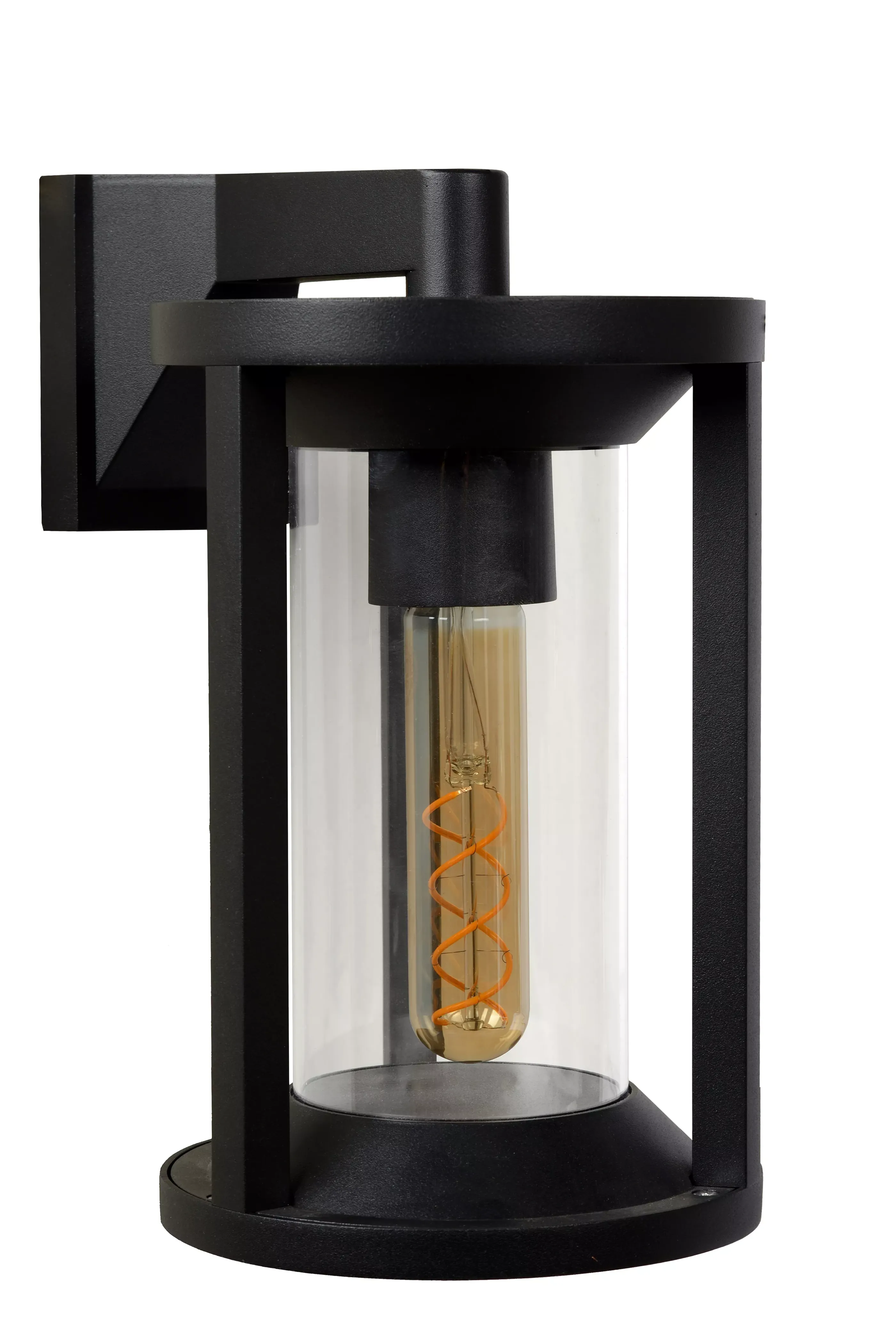 New CADIX - Wandlamp Binnen/Buiten - 1xE27 - IP65 - Zwart Wandverlichting Buiten