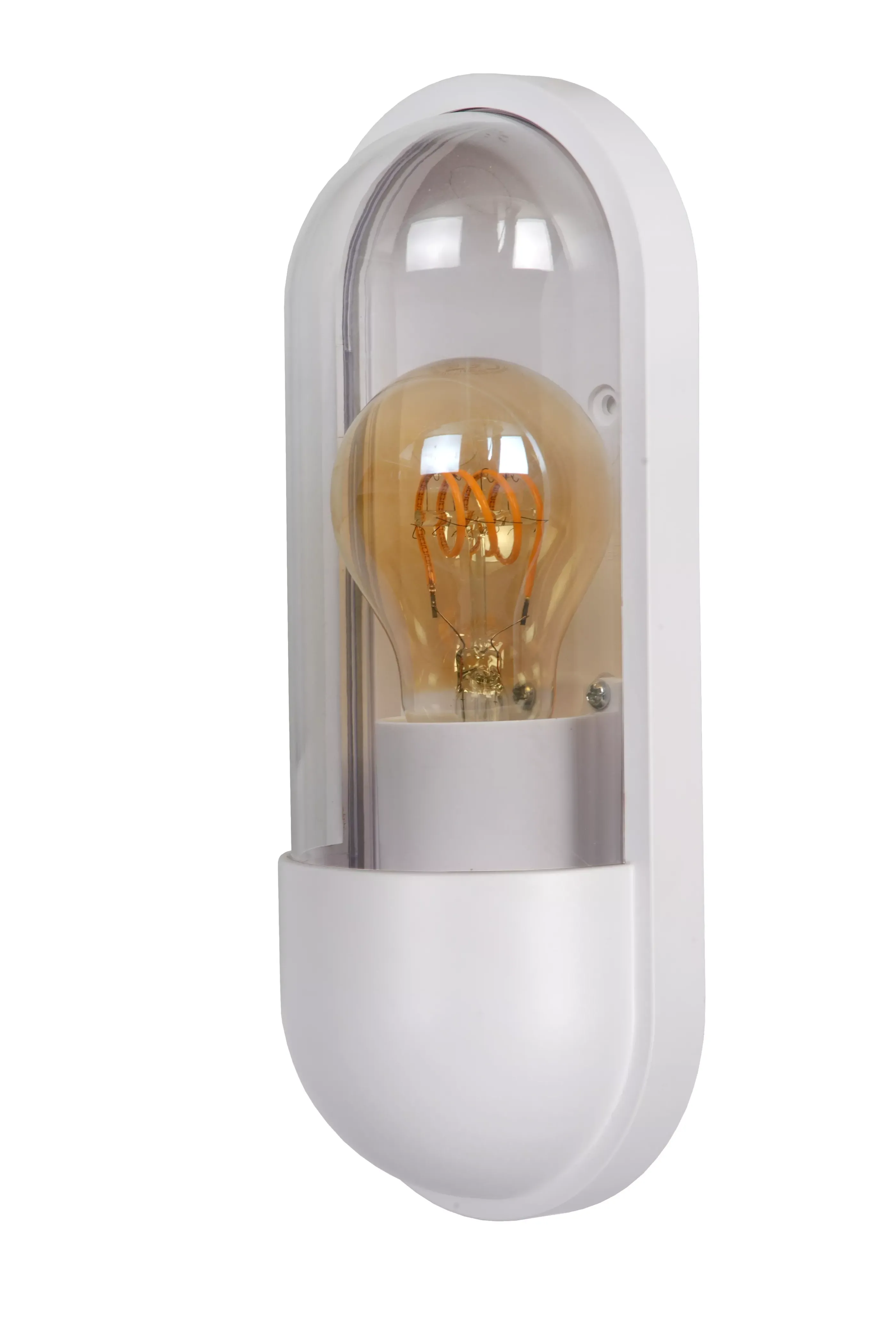 New CAPSULE - Wandlamp Binnen/Buiten - 1xE27 - IP54 - Wit Wandverlichting Buiten