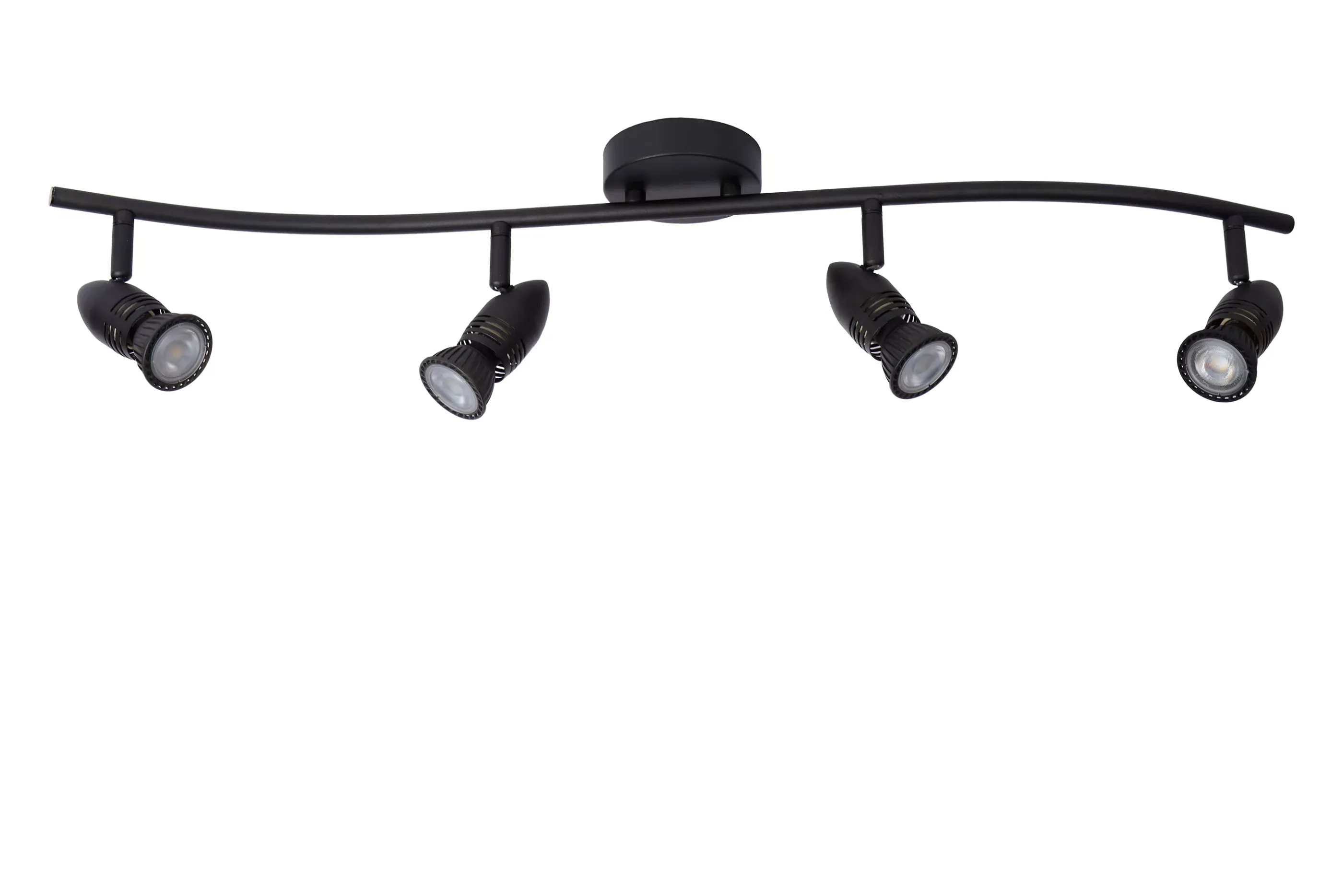 New CARO - Plafondspot - 4xGU10 - Zwart Plafondlampen