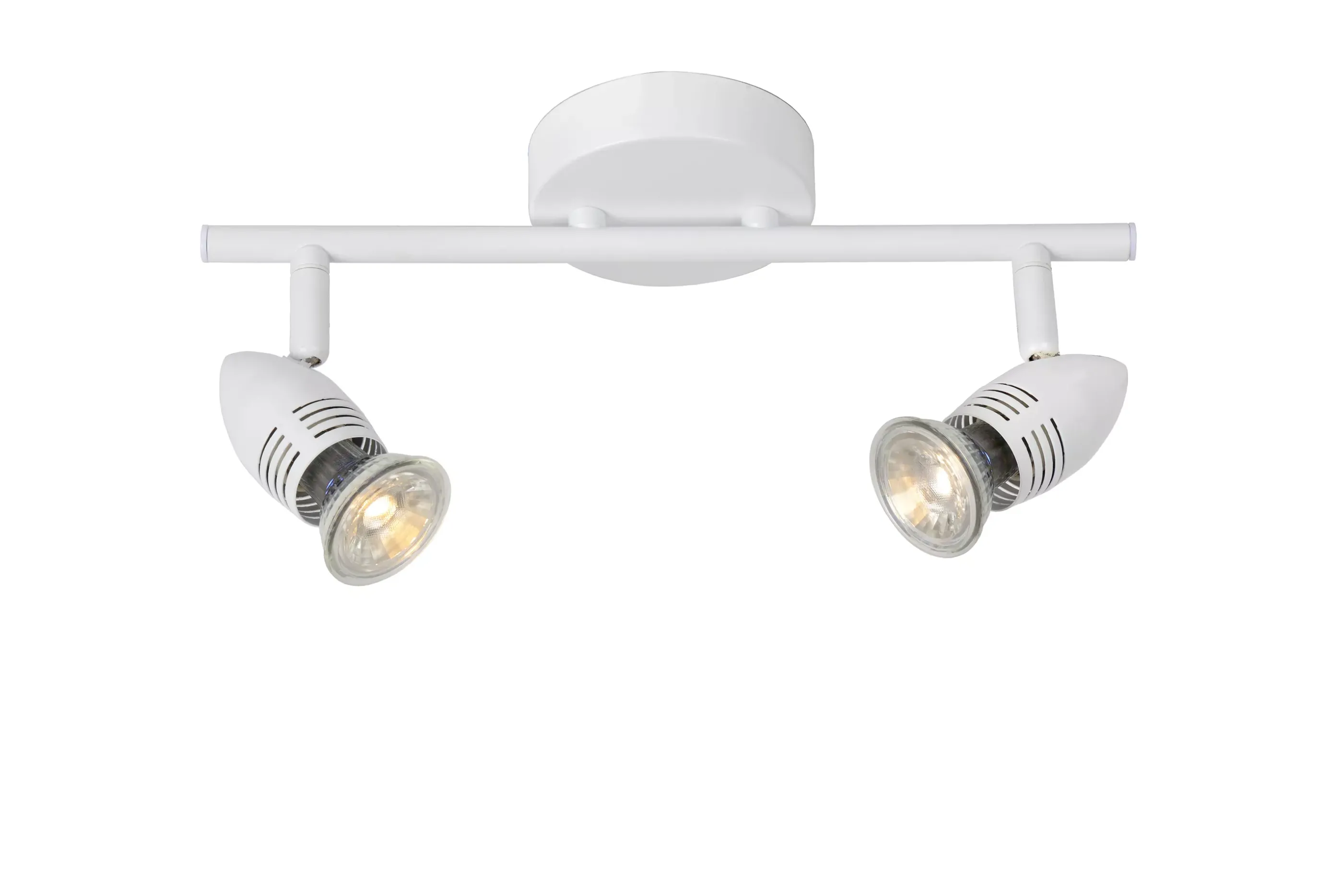 Discount CARO-LED - Plafondspot - LED - GU10 - 2x5W 2700K - Wit Plafondlampen