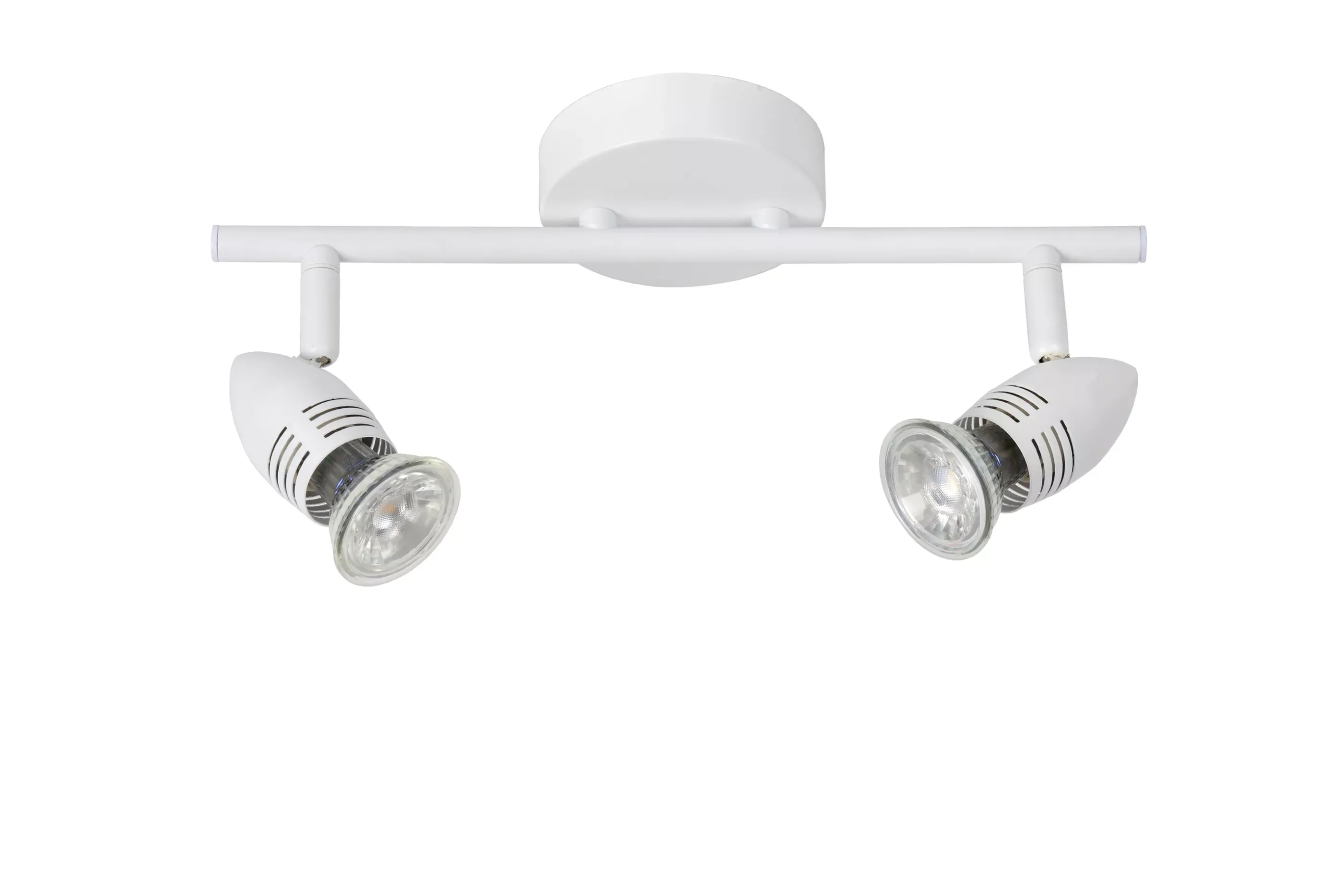 Discount CARO-LED - Plafondspot - LED - GU10 - 2x5W 2700K - Wit Plafondlampen
