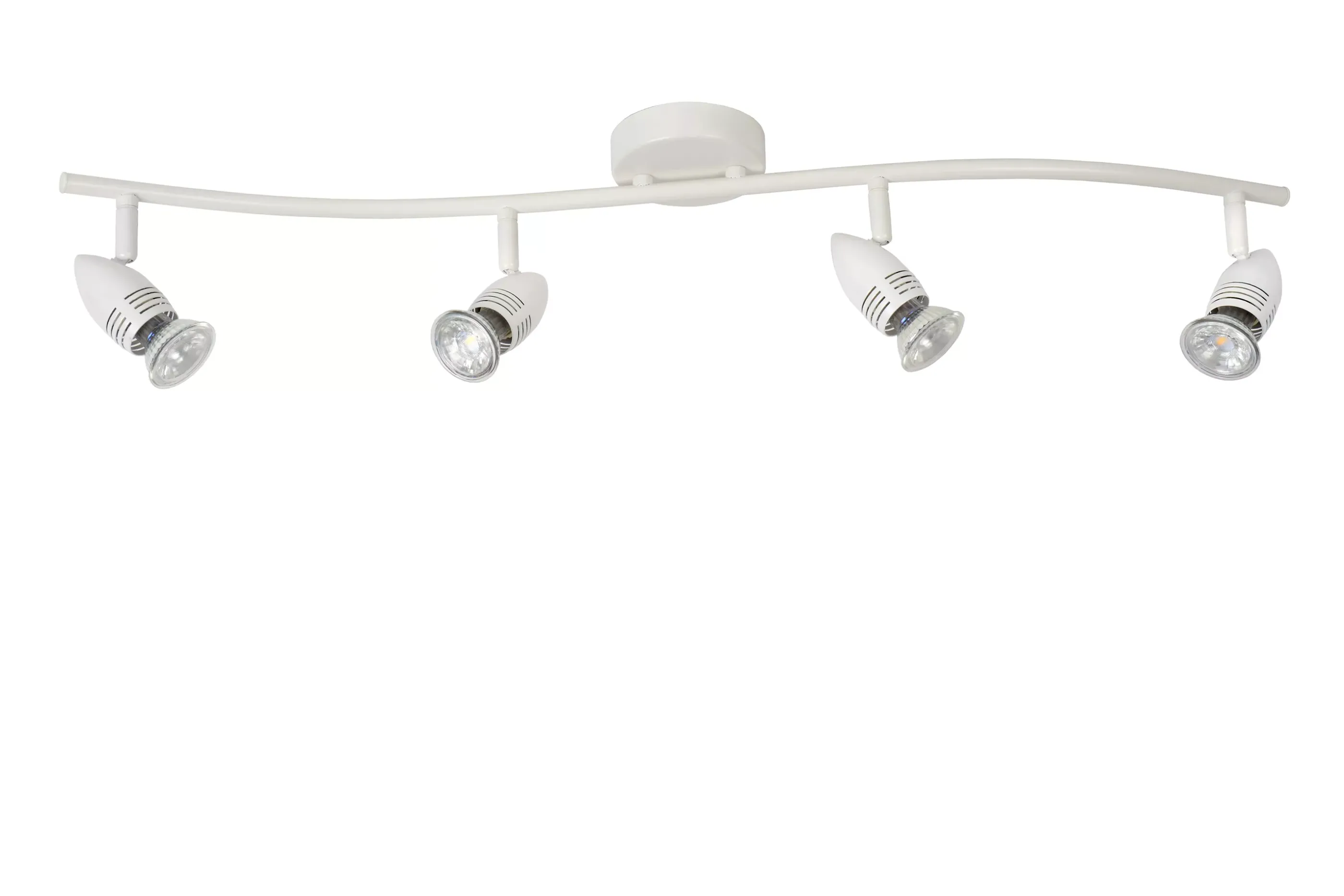 New CARO-LED - Plafondspot - LED - GU10 - 4x5W 2700K - Wit Plafondlampen