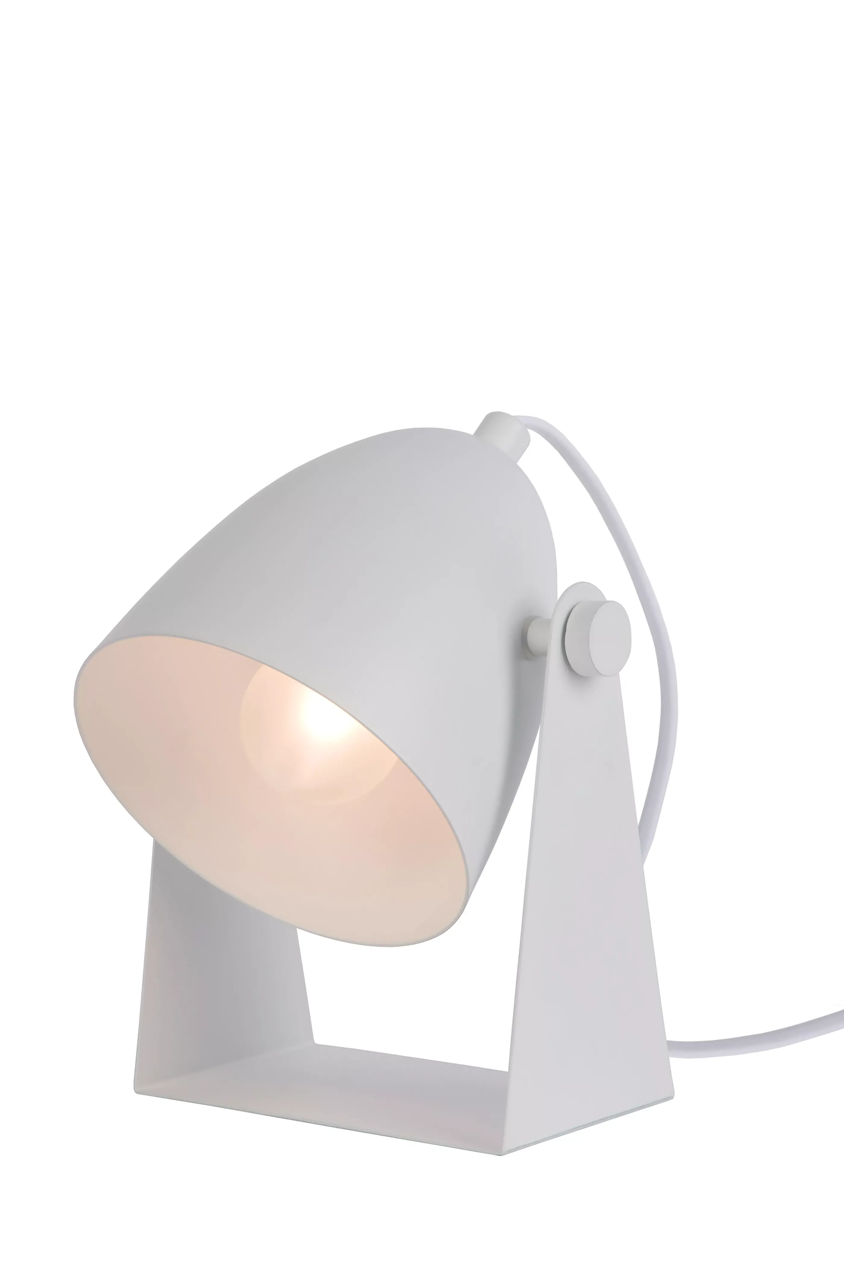 Discount CHAGO - Tafellamp - 1xE14 - Wit Tafellampen