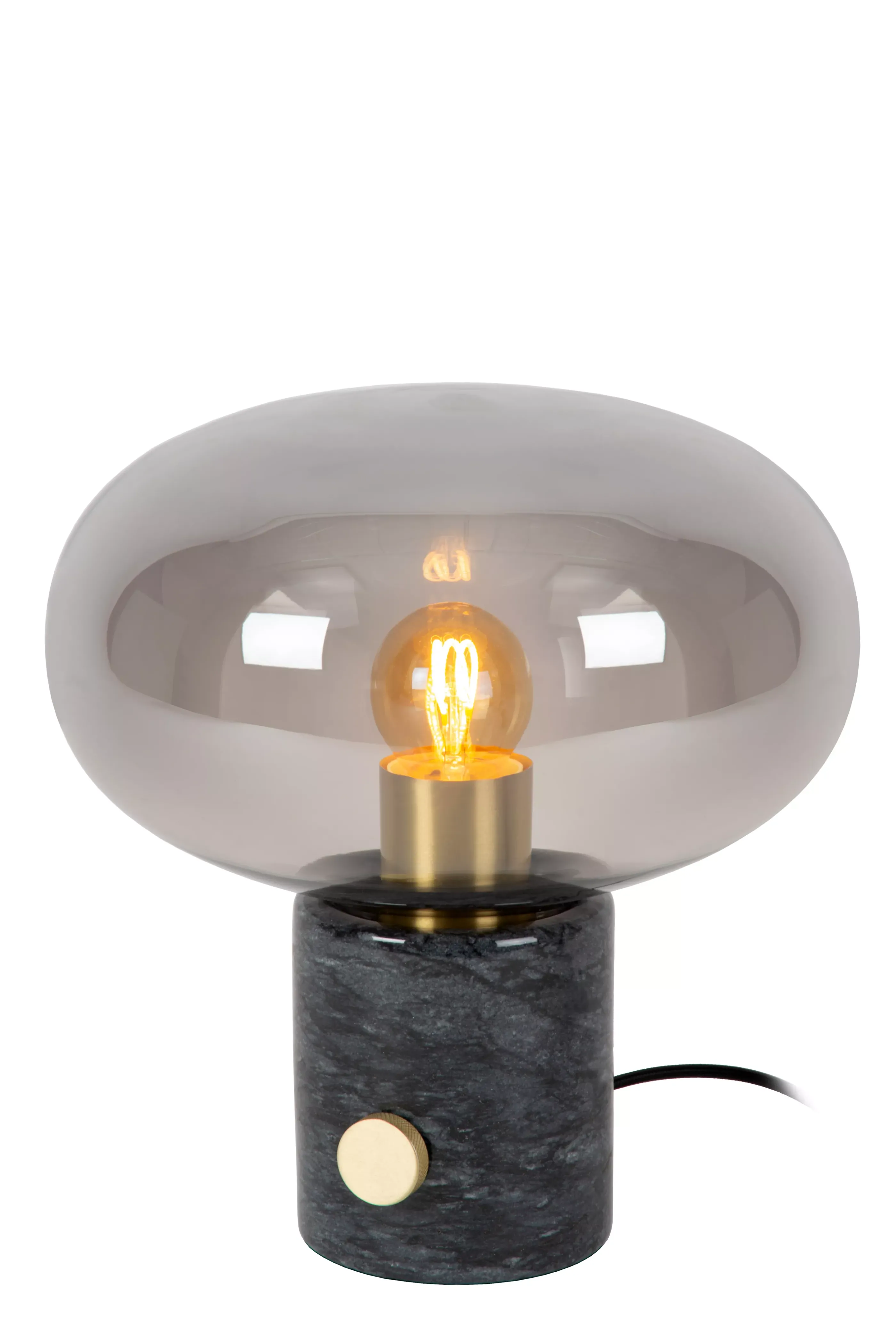 Hot CHARLIZE - Tafellamp - Ø 23 cm - 1xE27 - Fumé Tafellampen