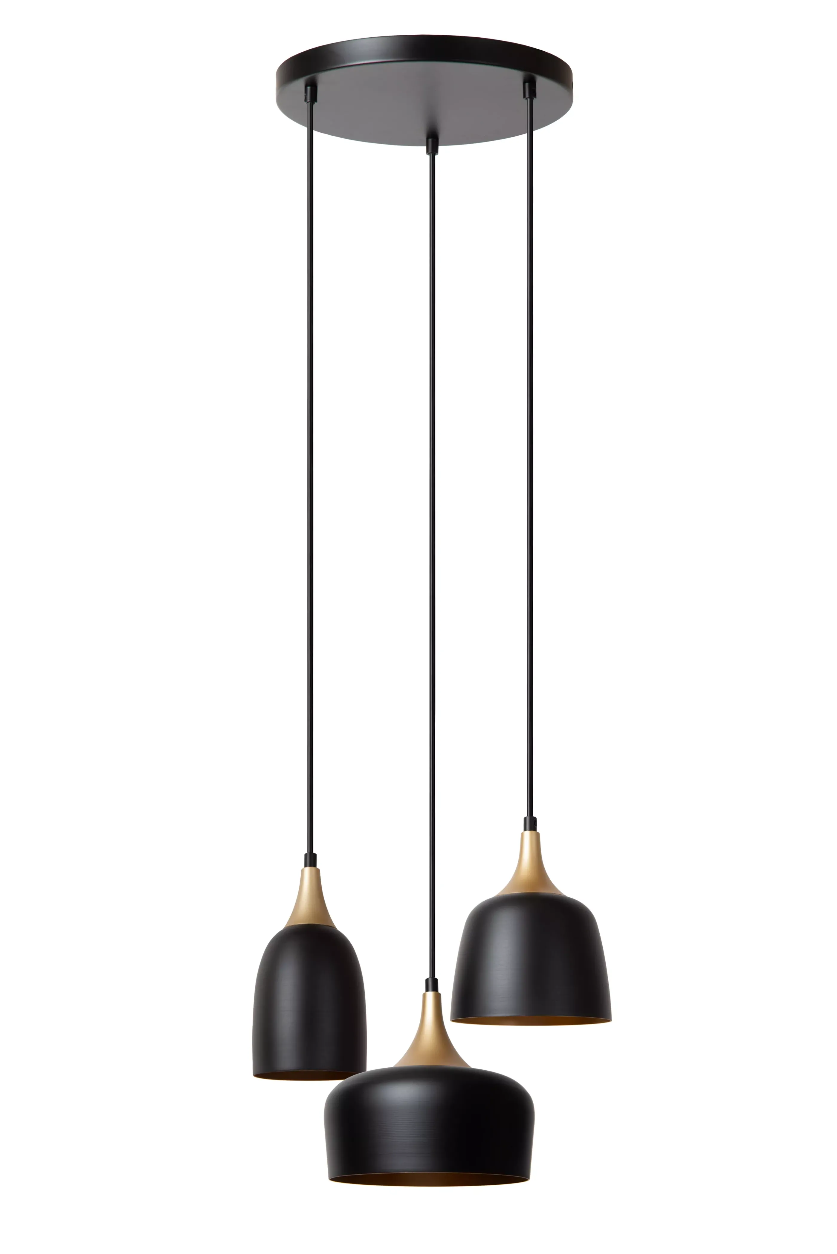 Shop CHAYANNE - Hanglamp - Ø 30 cm - 3xE14 - Zwart Hanglampen