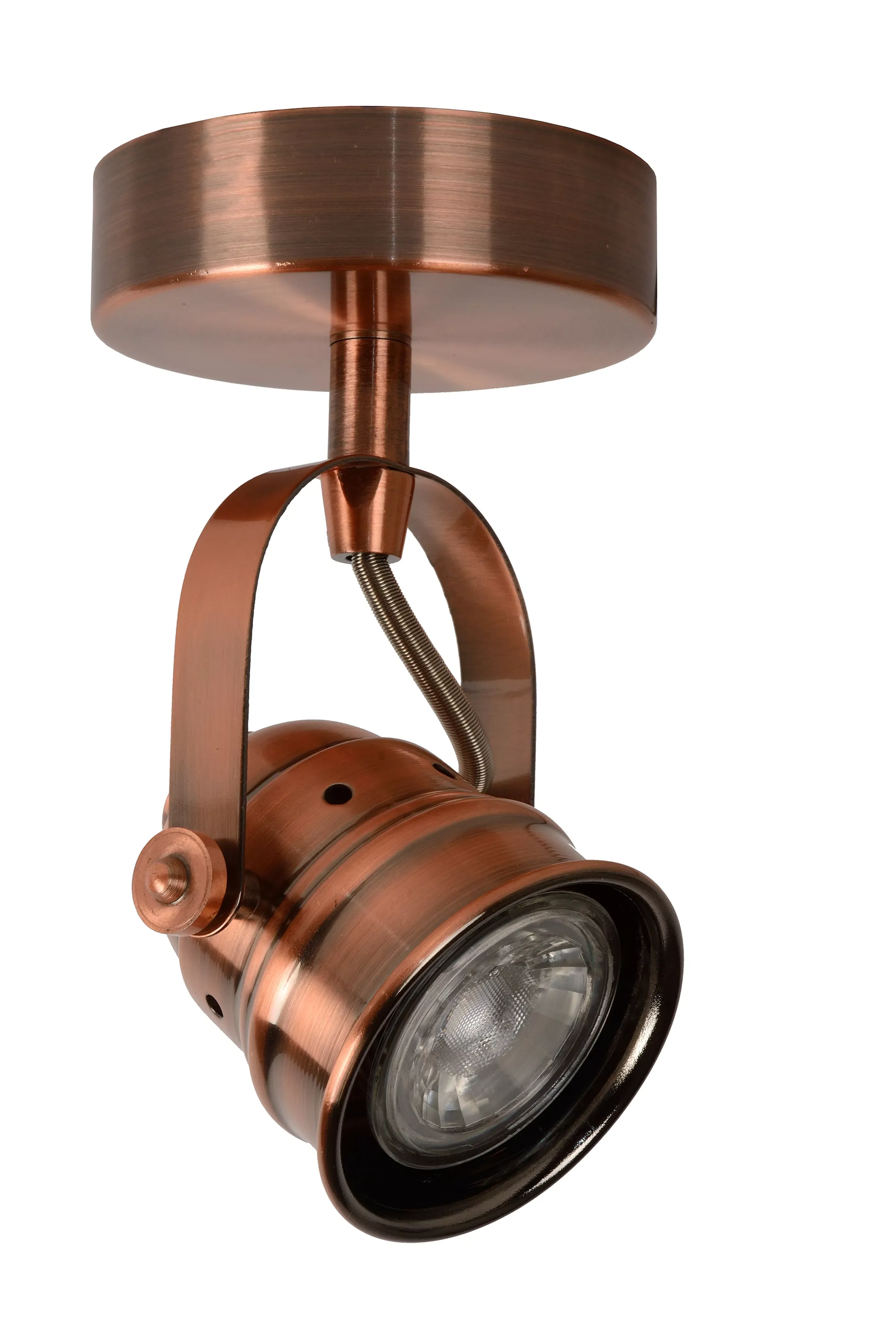 Hot CIGAL - Plafondspot - Ø 9 cm - LED - GU10 - 1x5W 2700K - Koper Plafondlampen