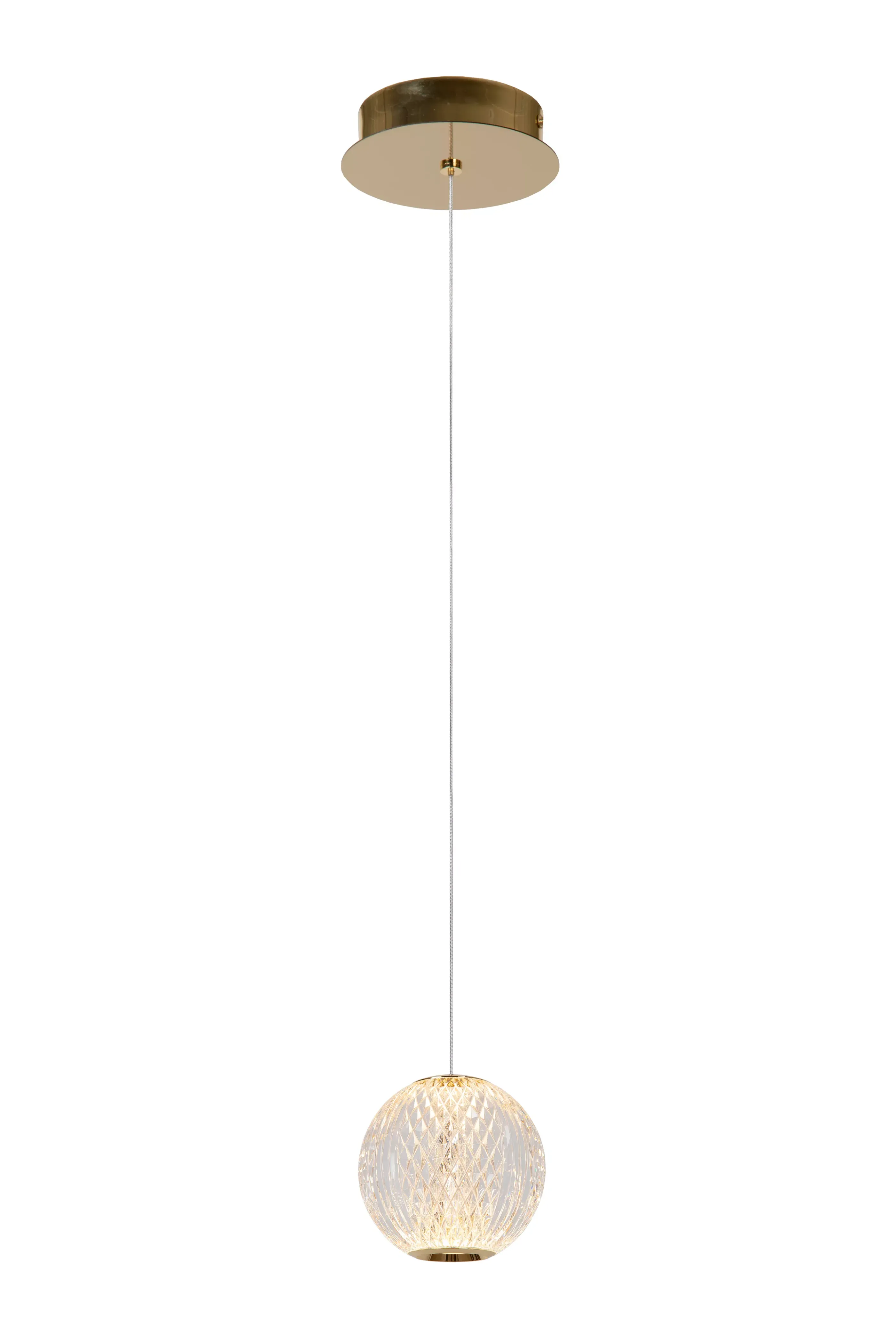 Hot CINTRA - Hanglamp - Ø 14 cm - LED - 1x5,7W 2700K - Transparant Hanglampen