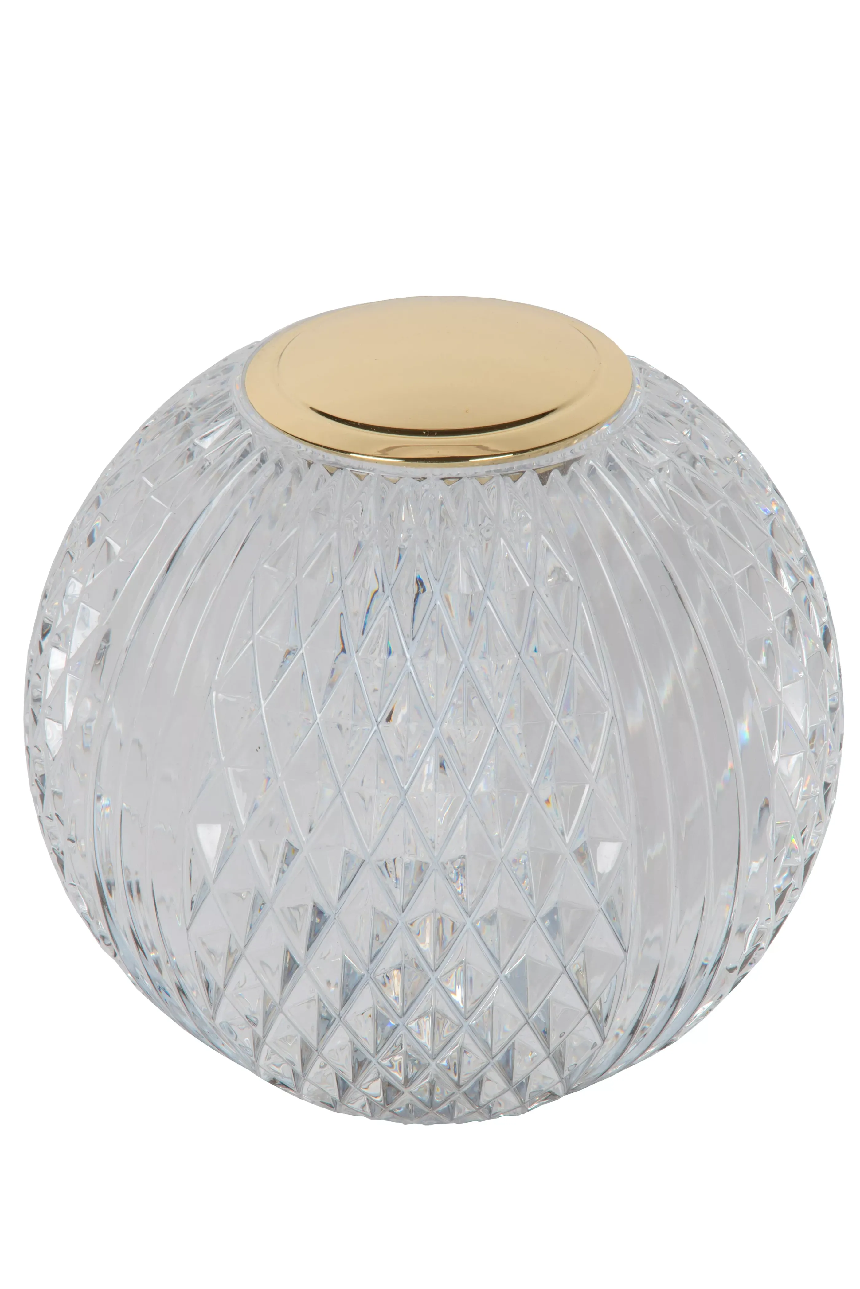 New CINTRA - Oplaadbare Tafellamp - Accu/Batterij - Ø 9 cm - LED 3 StepDim - 1x1,5W 2700K - Transparant Tafellampen