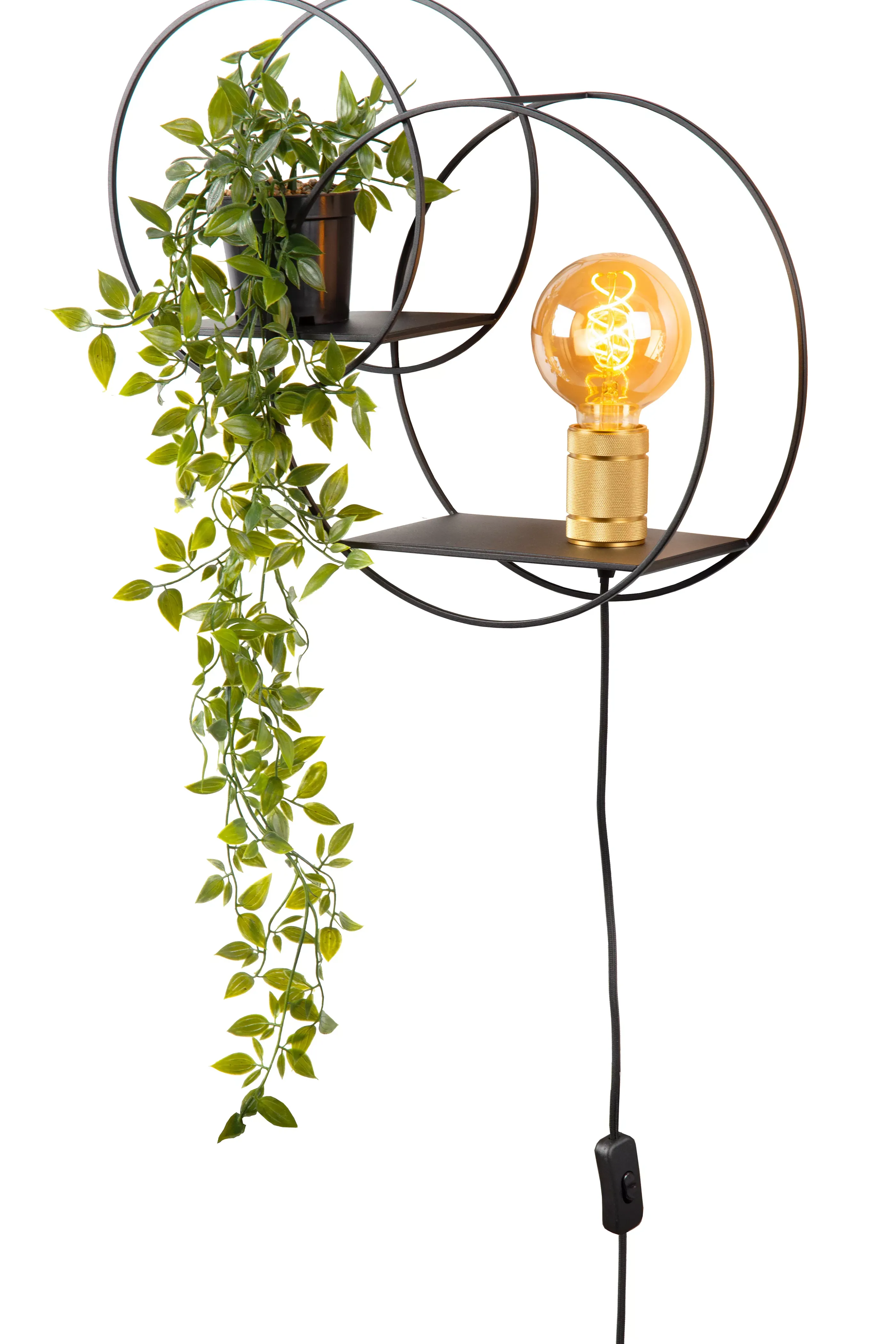 Best CIRCLE - Wandlamp - 1xE27 - Zwart Wandverlichting