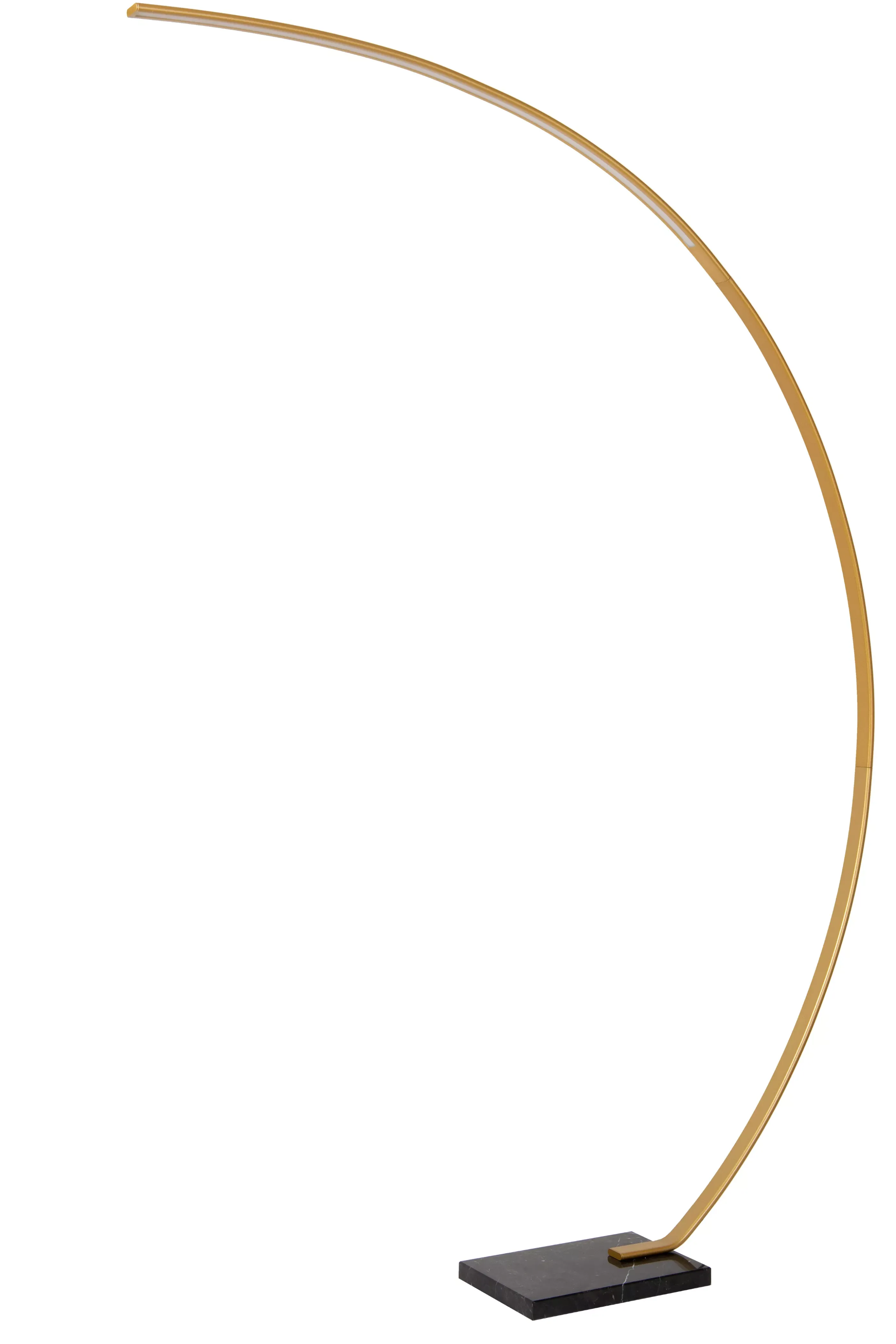 Hot CURVE - Booglamp - LED Dimb. - 1x15W 2700K - Mat Goud / Messing Staande Lampen