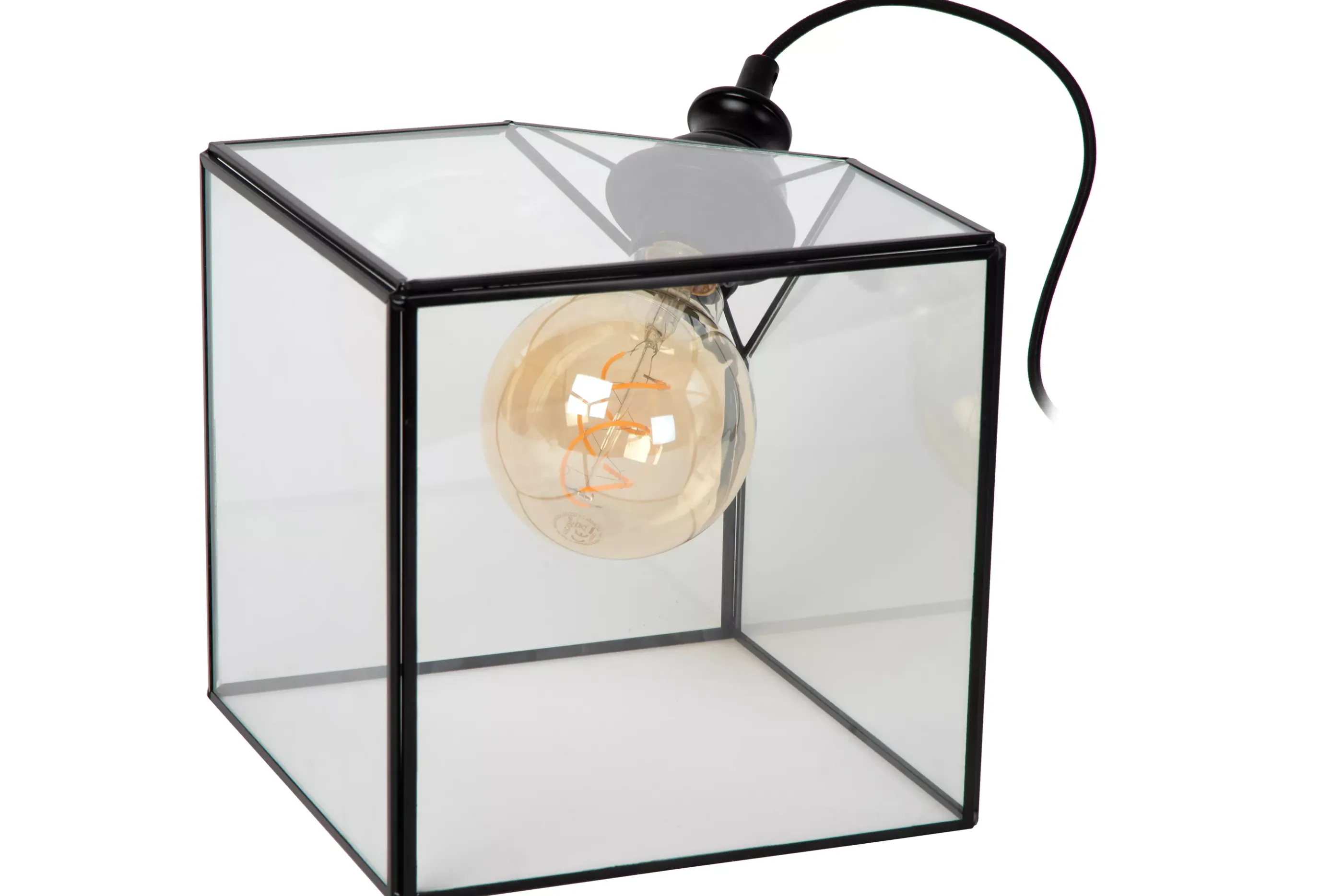 Clearance DAVOS - Tafellamp - 1xE27 - Transparant Tafellampen