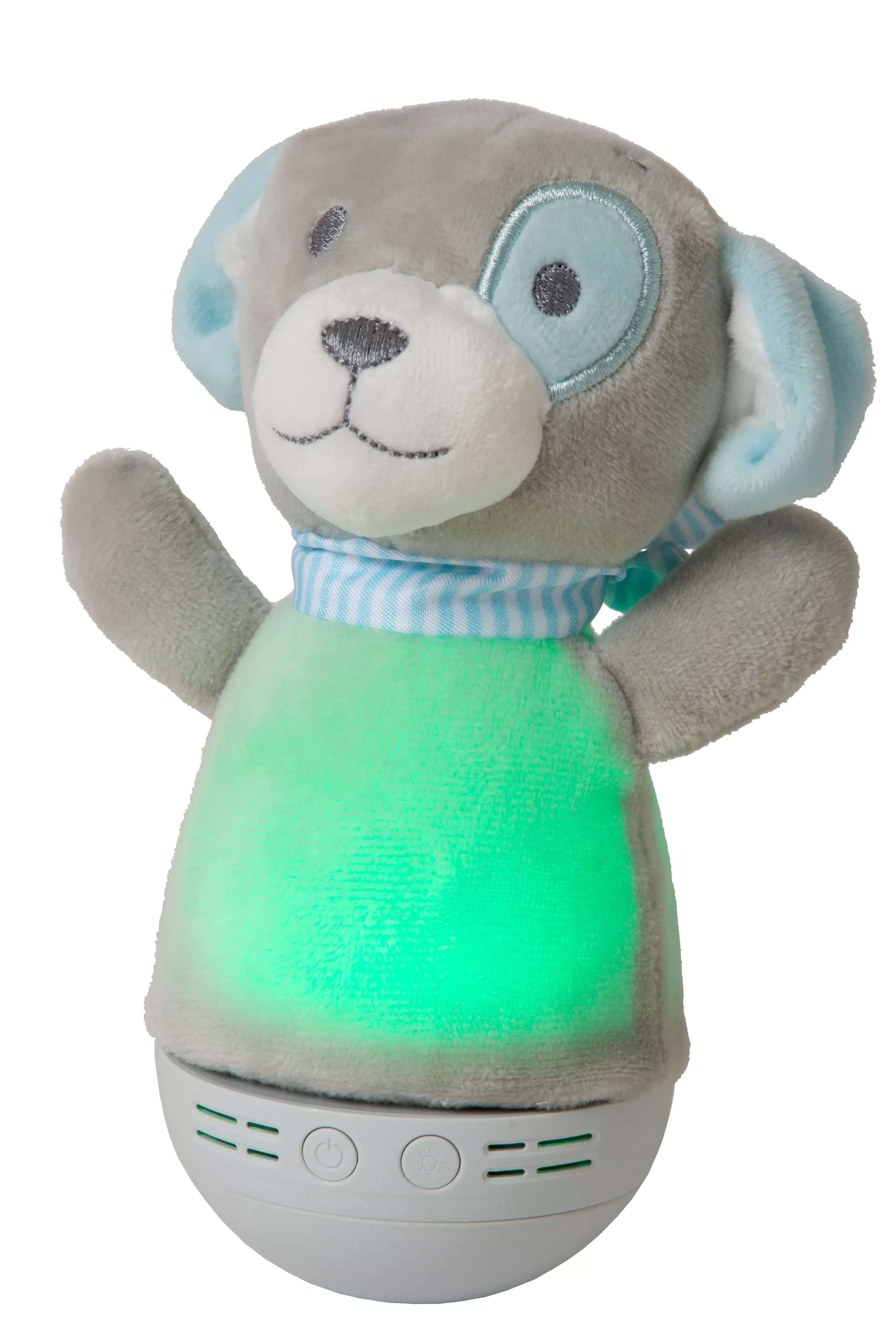 Outlet DOLLY - Tafellamp Kinderkamer - Batterijen - LED - 1x3W 2700K - Met muziekfunctie - Grijs Tafellampen