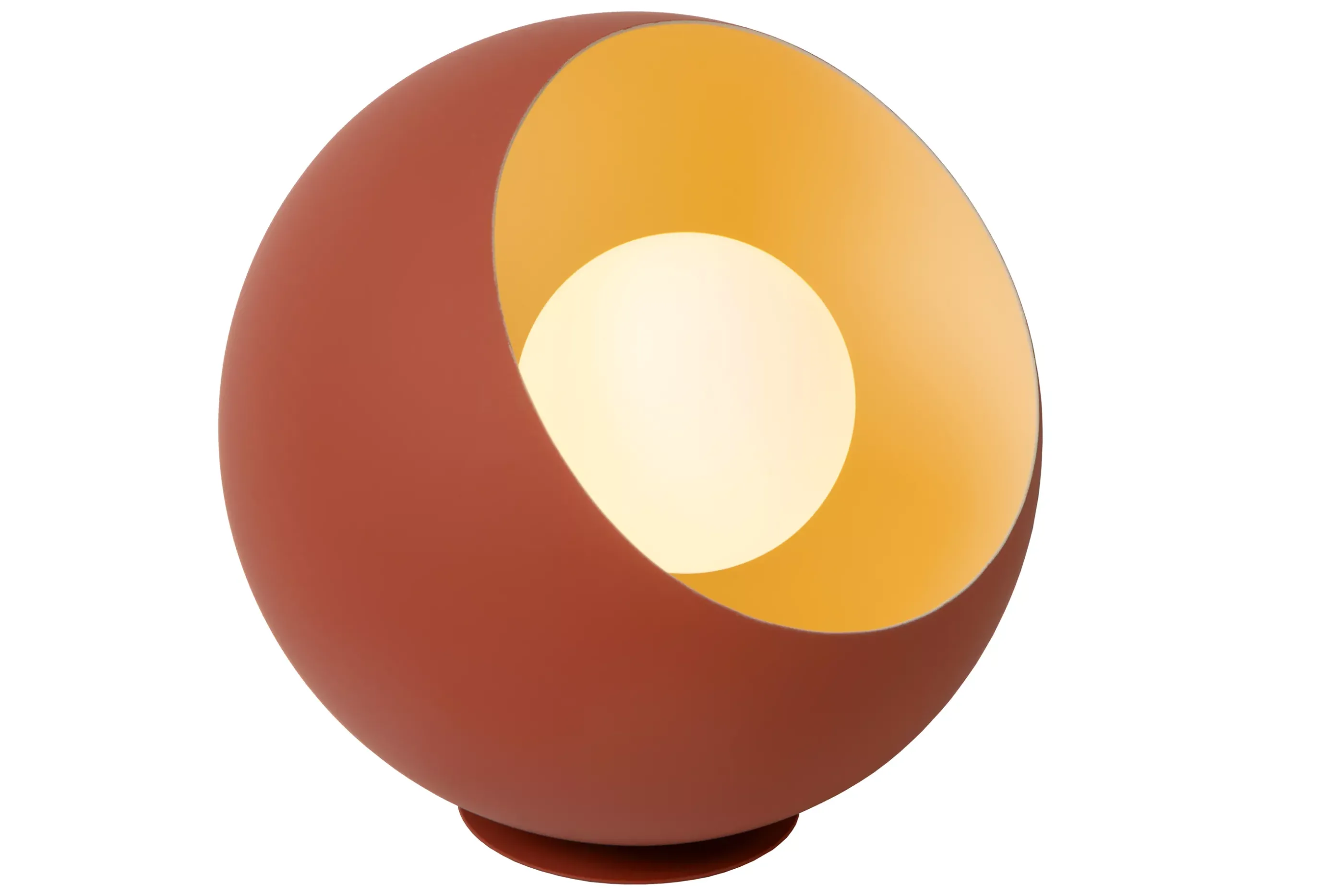 New DOREDOS - Tafellamp - Ø 20 cm - 1xE27 - Terracotta Tafellampen