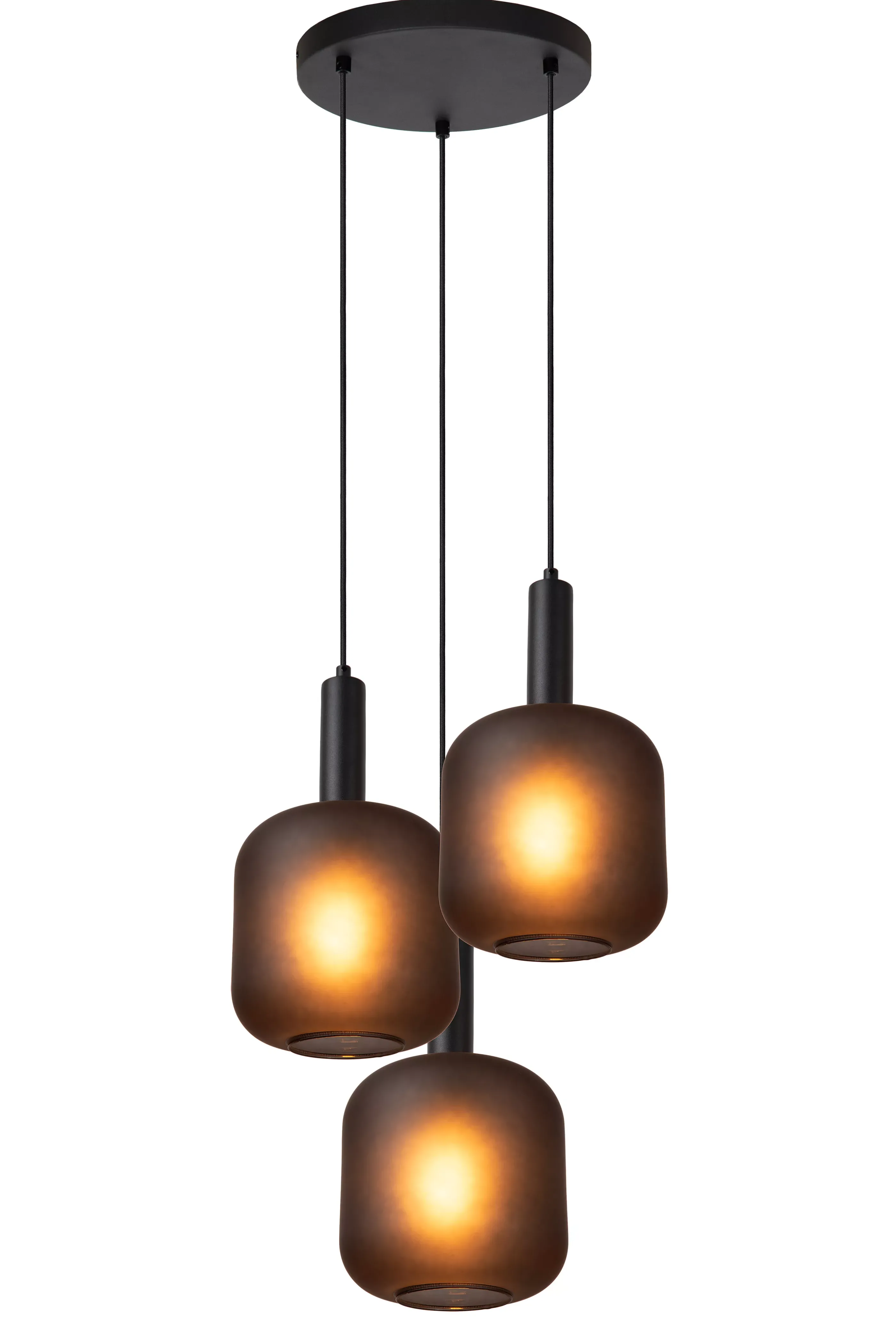 Flash Sale ELOISE - Hanglamp - Ø 40 cm - 3xE27 - Zwart Hanglampen
