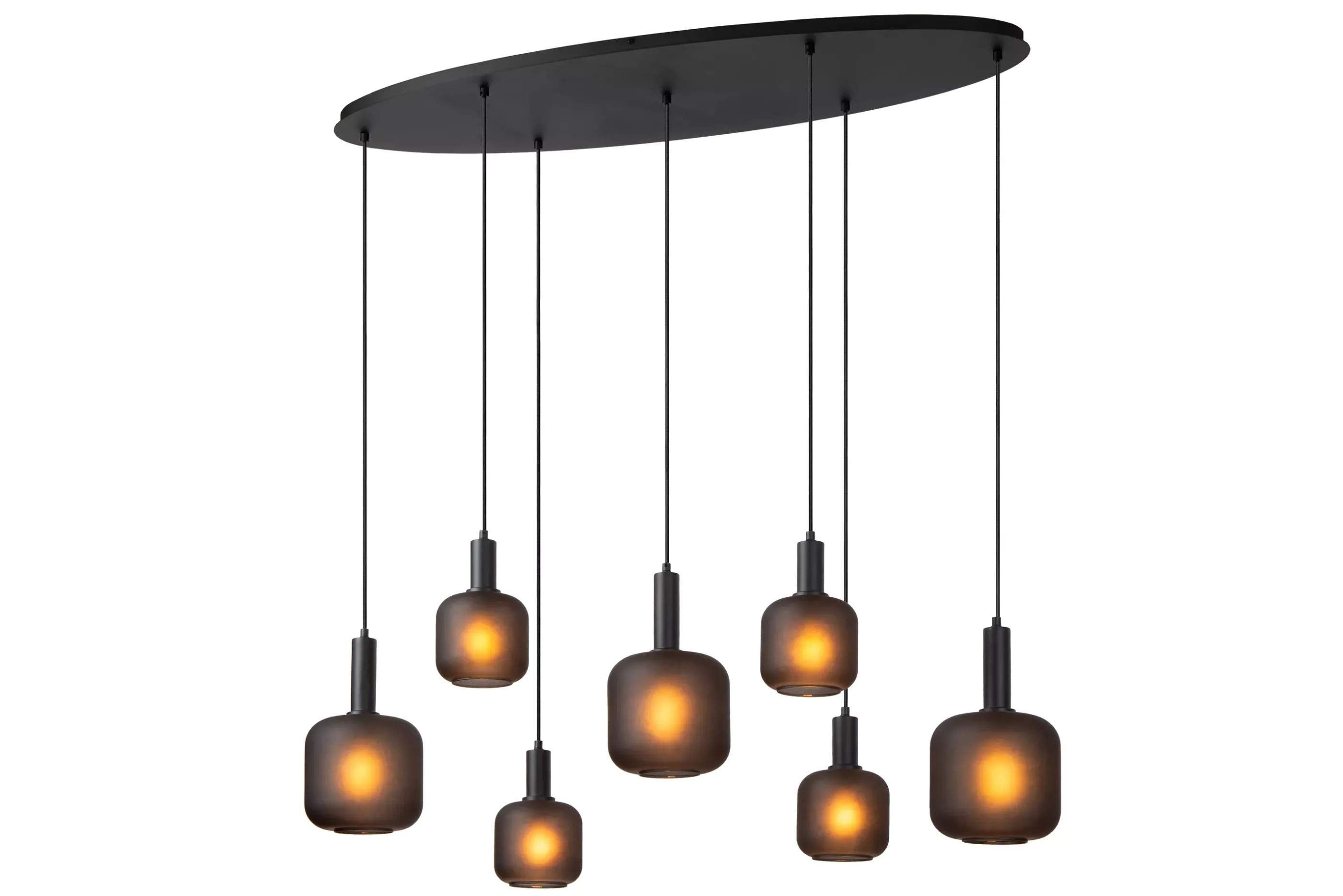 New ELOISE - Hanglamp - 7xE27 - Zwart Hanglampen