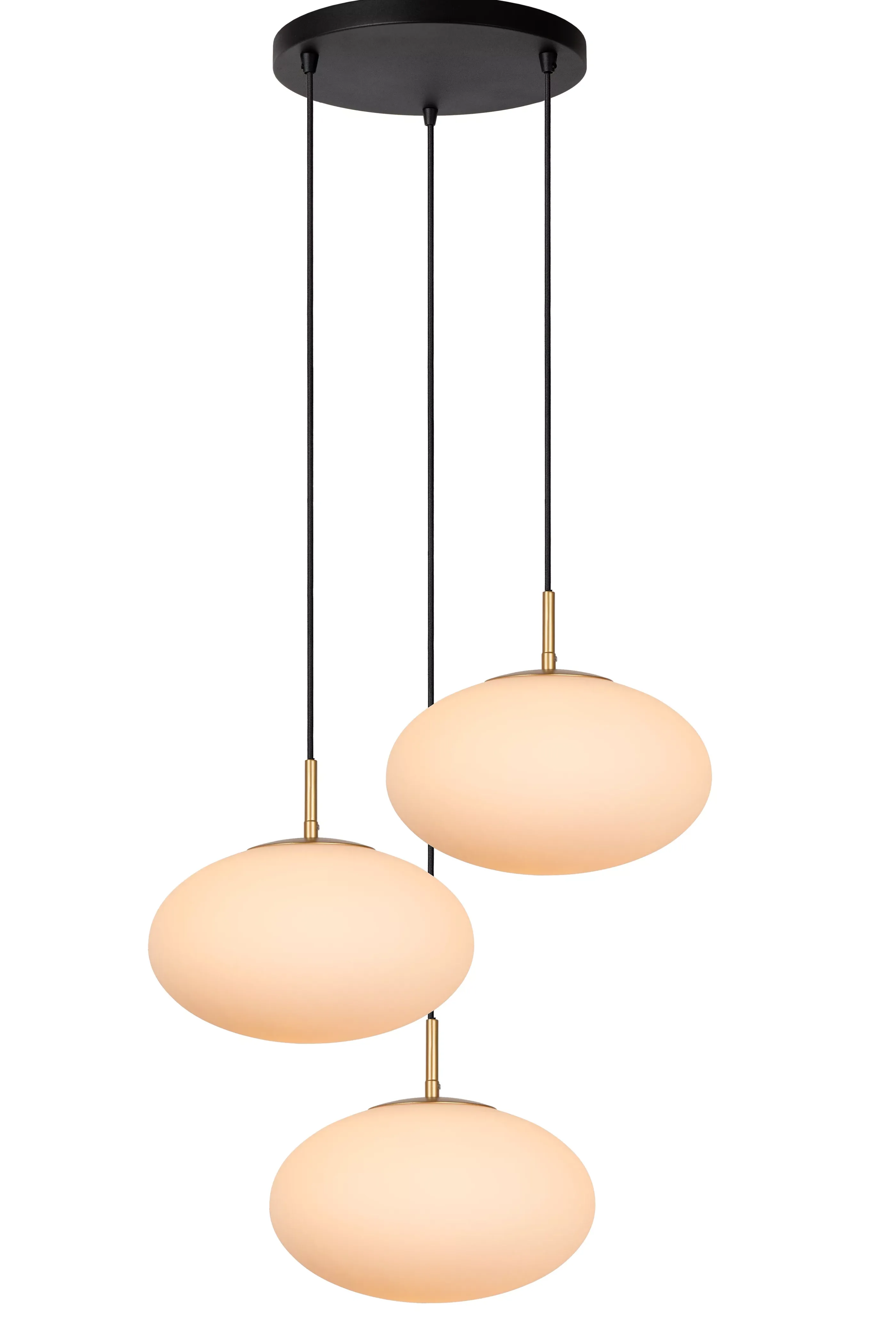 Flash Sale ELYSEE - Hanglamp - Ø 55 cm - 3xE27 - Opaal Hanglampen