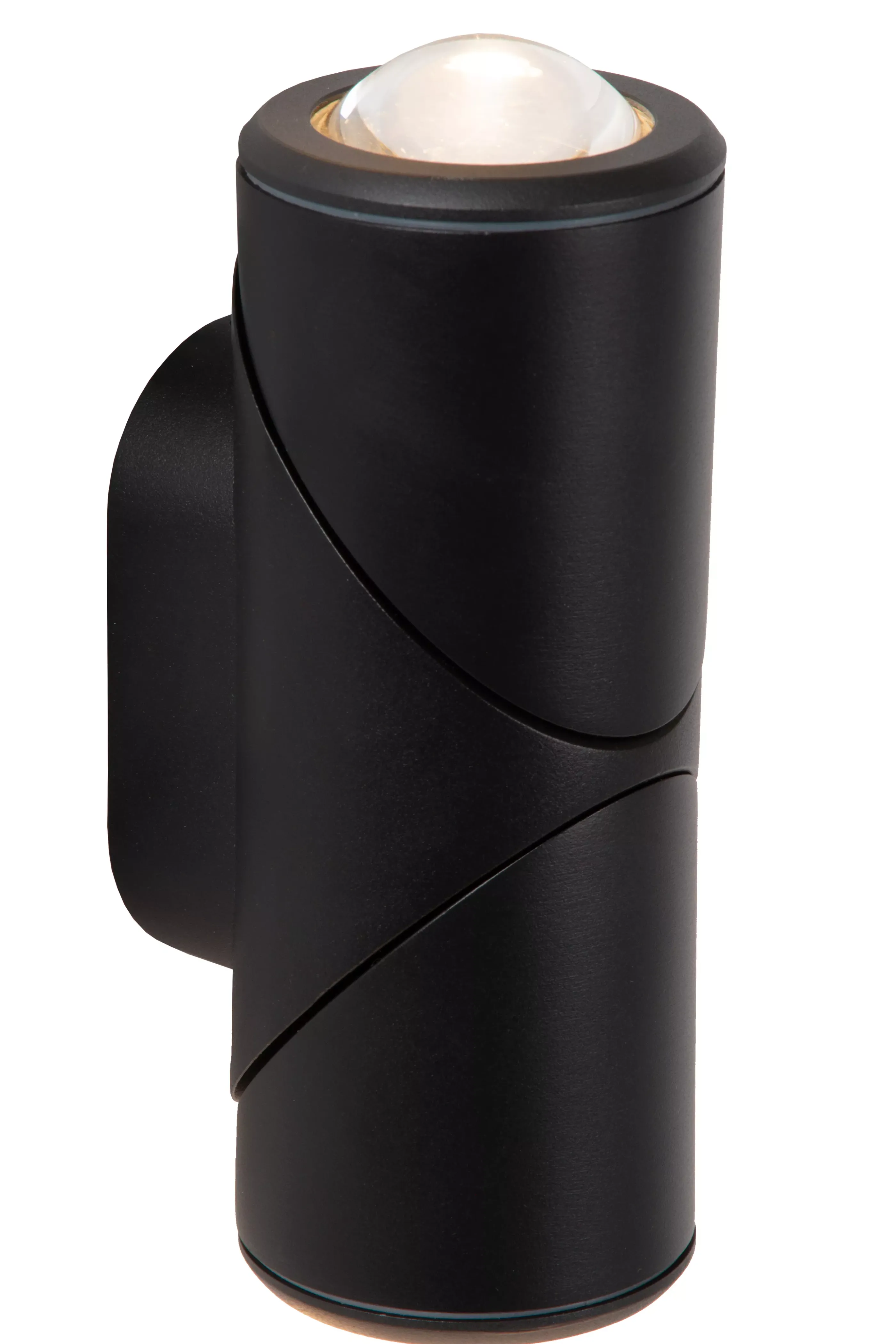 Online ERIN - Wandspot / Wandlamp Binnen/Buiten - LED - 2x5W 2700K - IP65 - Zwart Wandverlichting Buiten