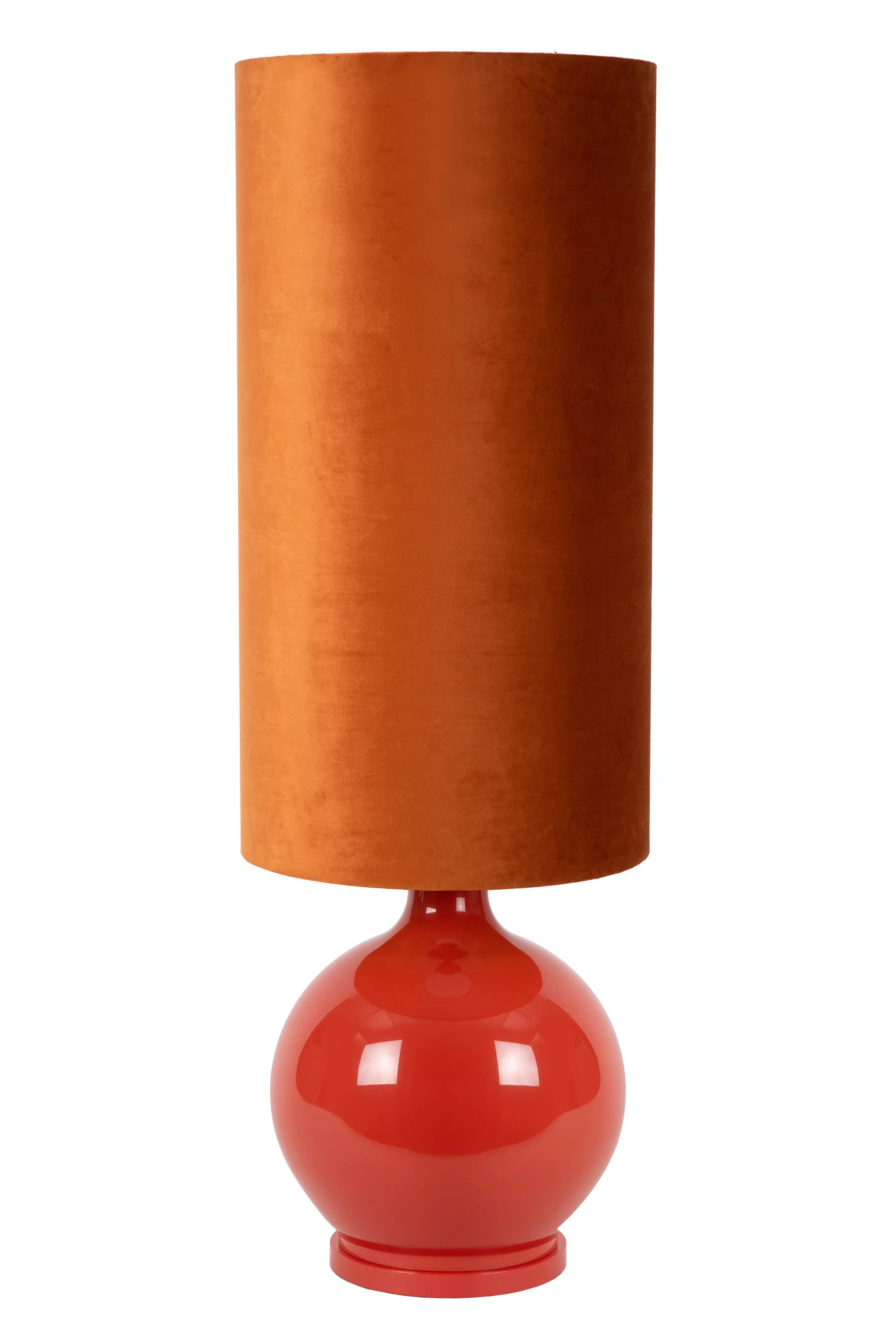 Best Sale ESTERAD - Vloerlamp - Ø 34 cm - 1xE27 - Oranje Staande Lampen