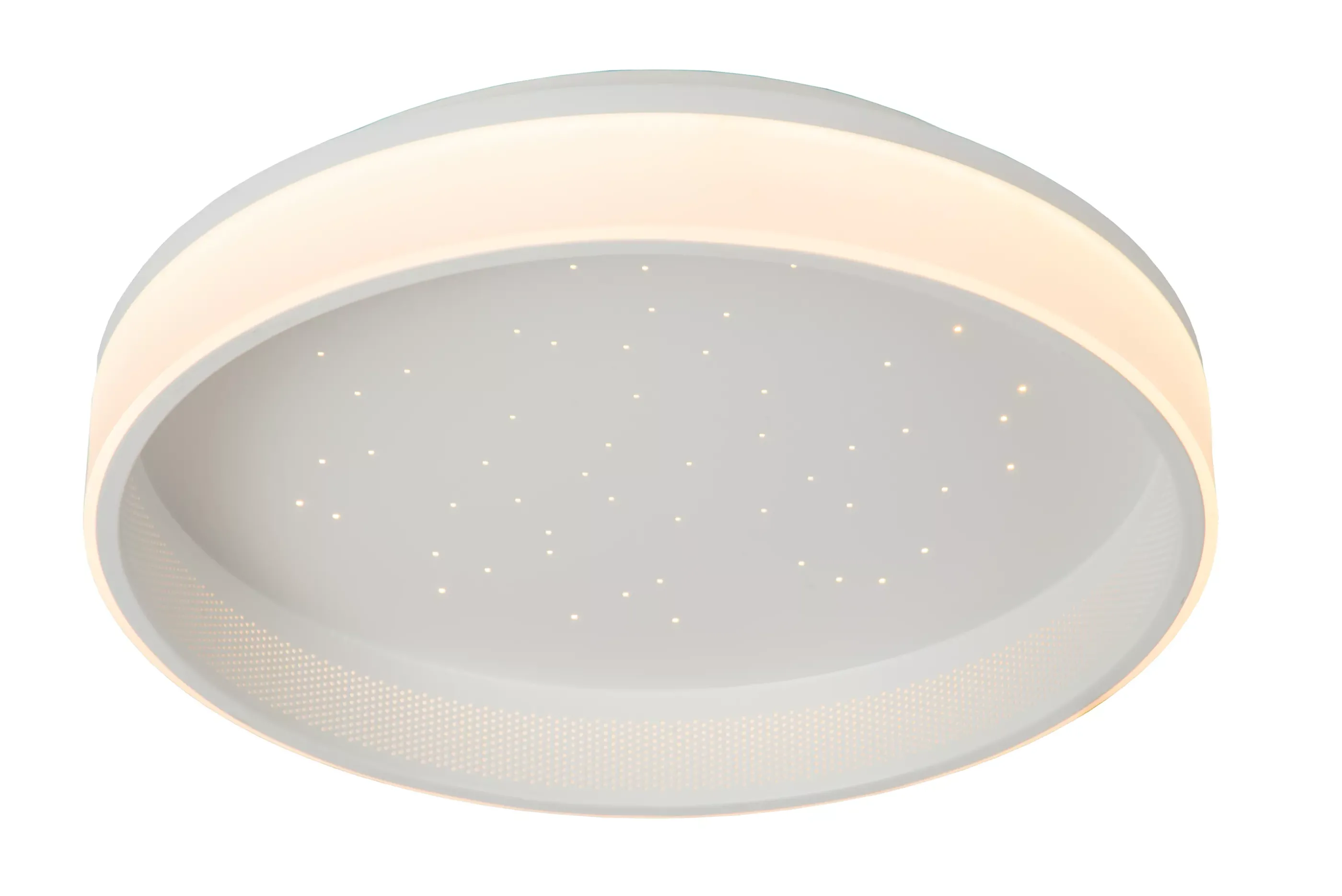 Hot ESTREJA - Plafonnière - Ø 40 cm - LED Dimb. - CCT - 2500K/3000K - Wit Plafondlampen