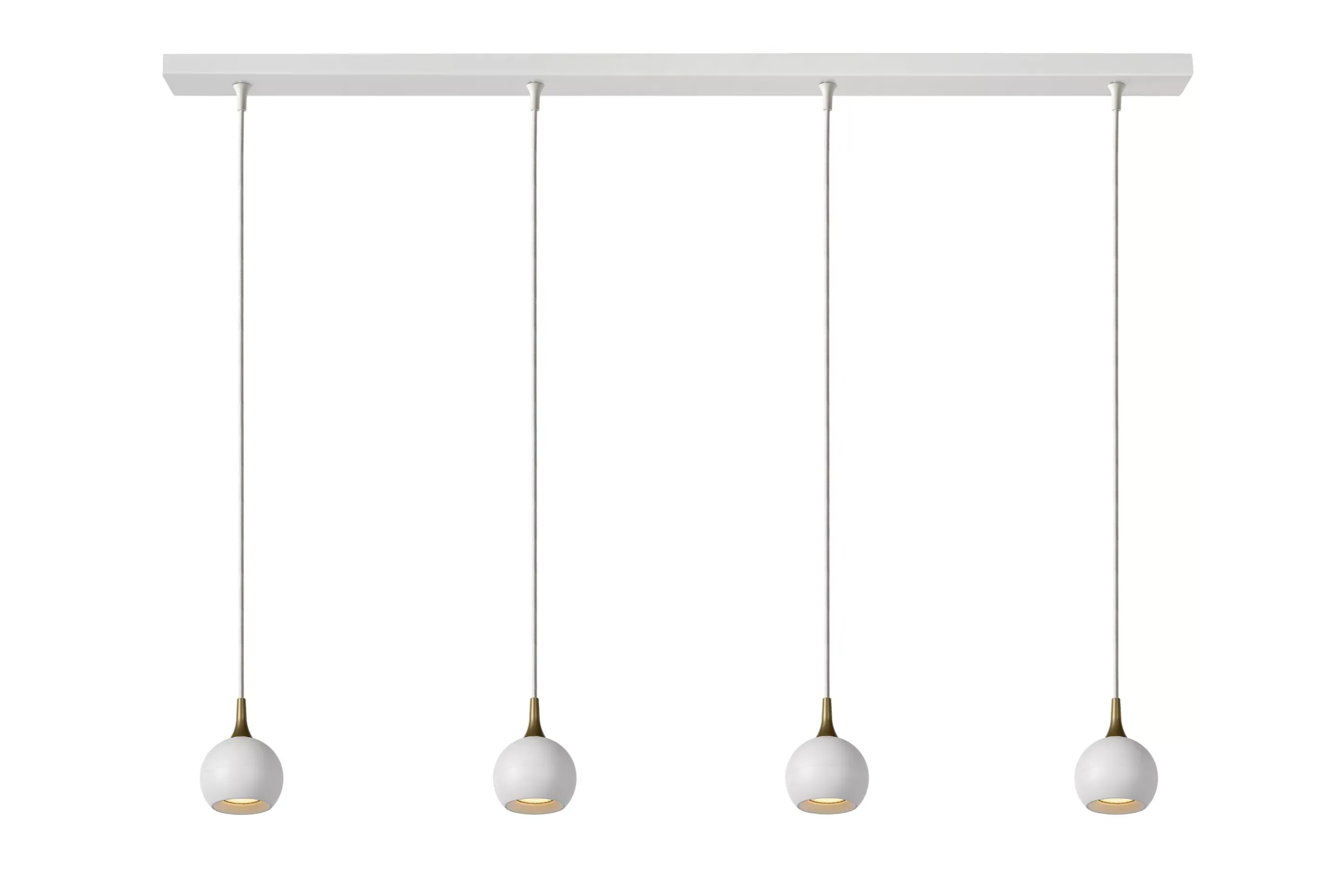 Hot FAVORI - Hanglamp - 4xGU10 - Wit Hanglampen