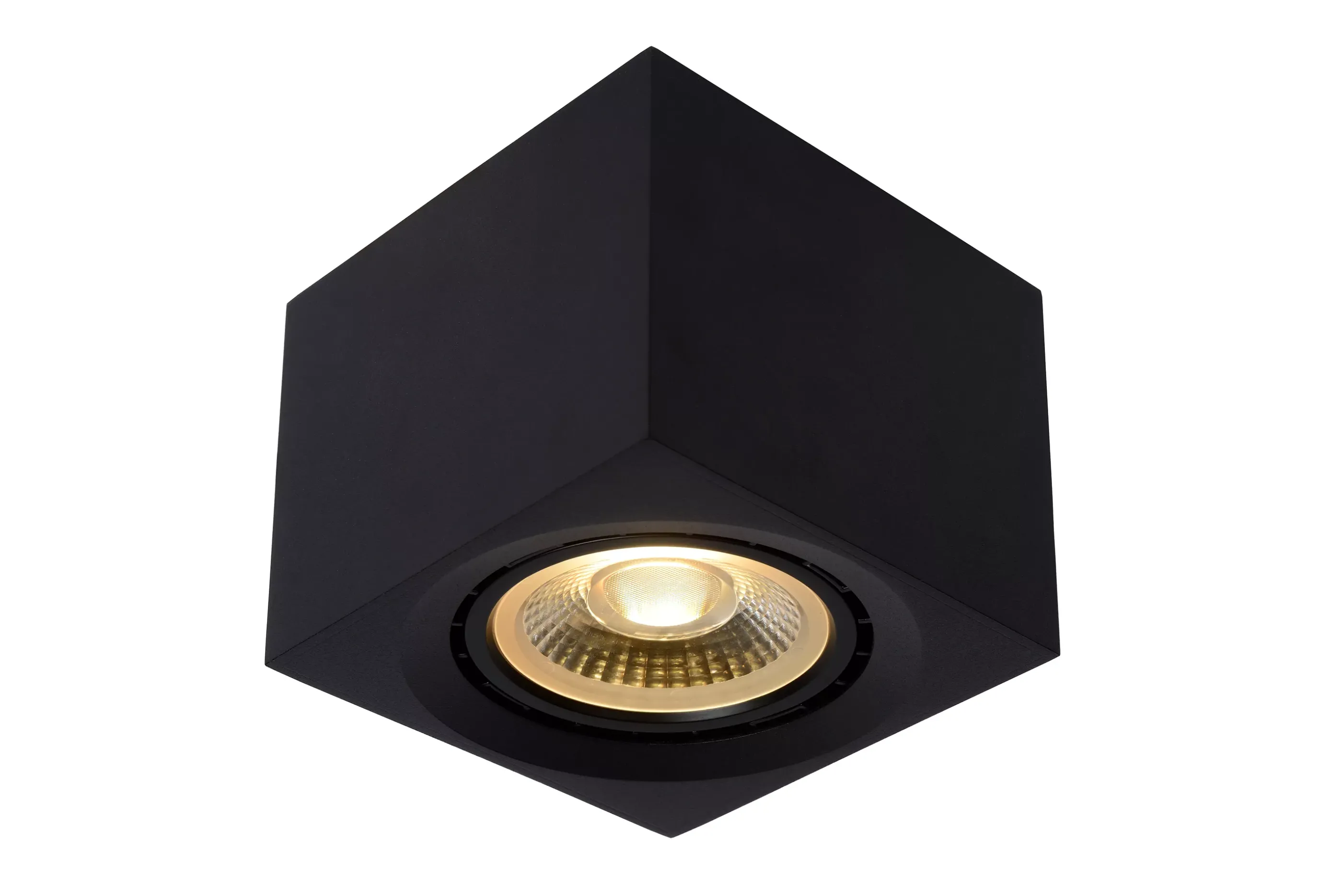 Discount FEDLER - Plafondspot - LED Dim to warm - GU10 (ES111) - 1x12W 2200K/3000K - Zwart Plafondlampen