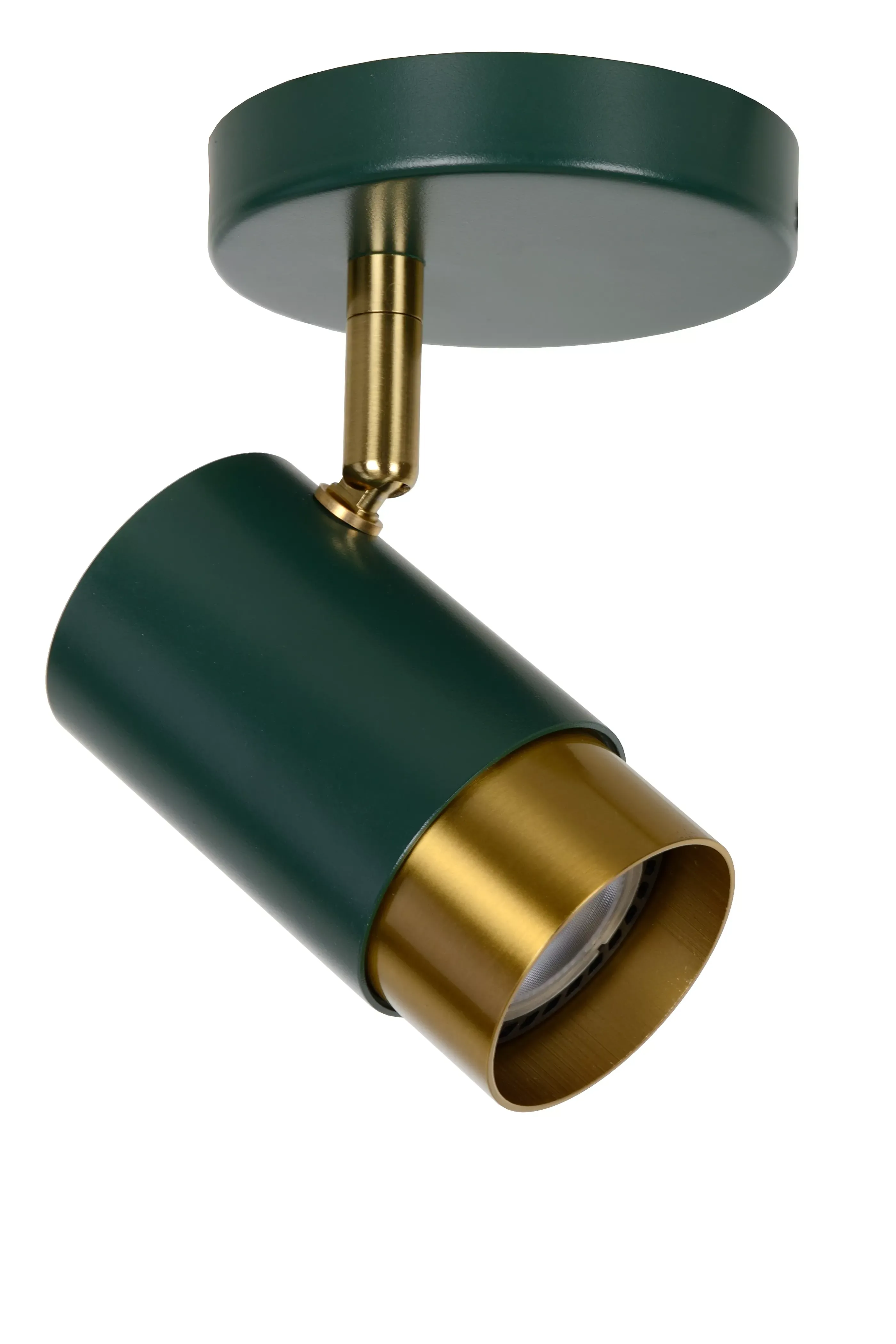 Clearance FLORIS - Plafondspot - Ø 10 cm - 1xGU10 - Groen Plafondlampen