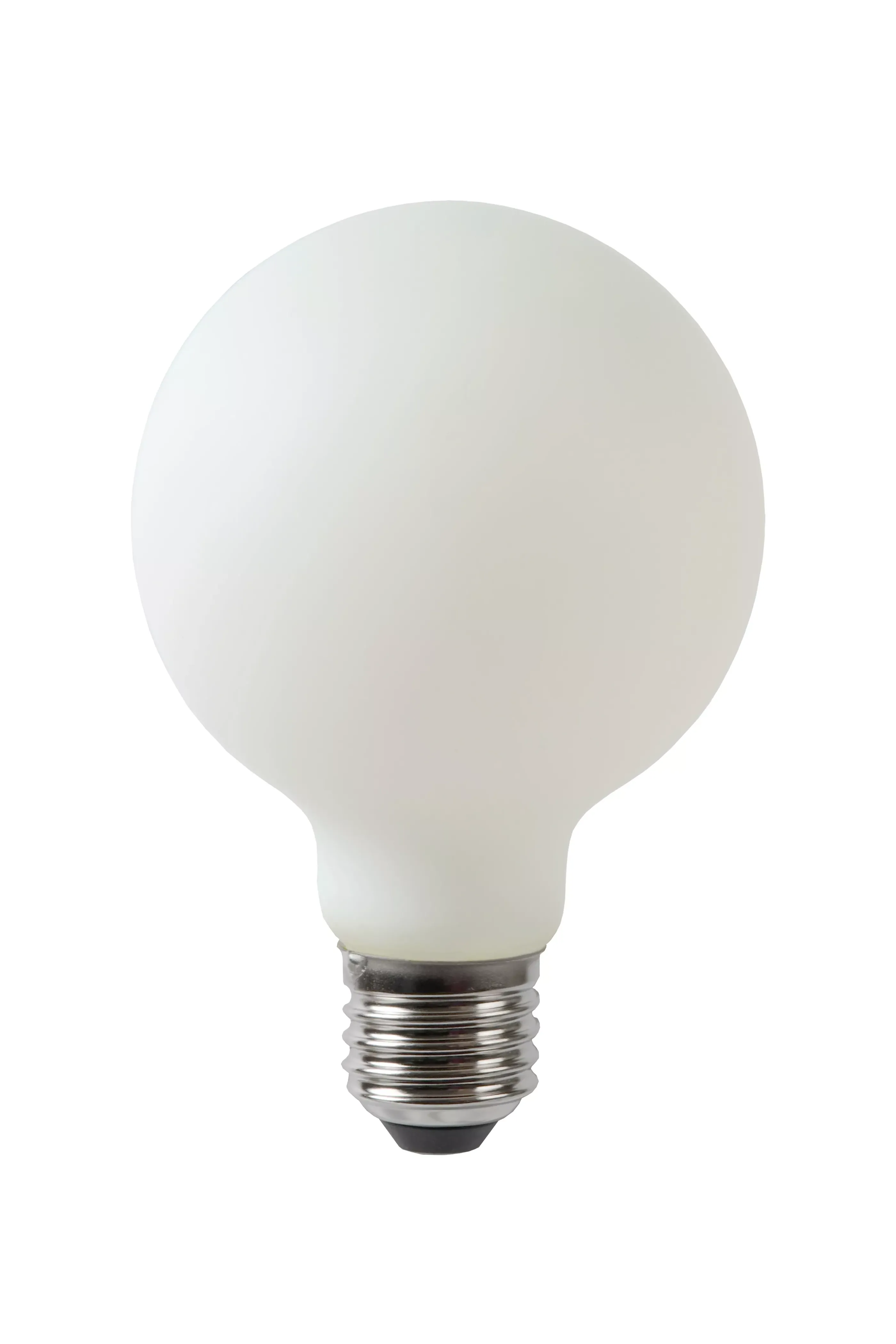 Online G80 - Filament lamp - Ø 8 cm - LED Dimb. - E27 - 1x4,9W 2700K - Opaal Kooldraadlampen