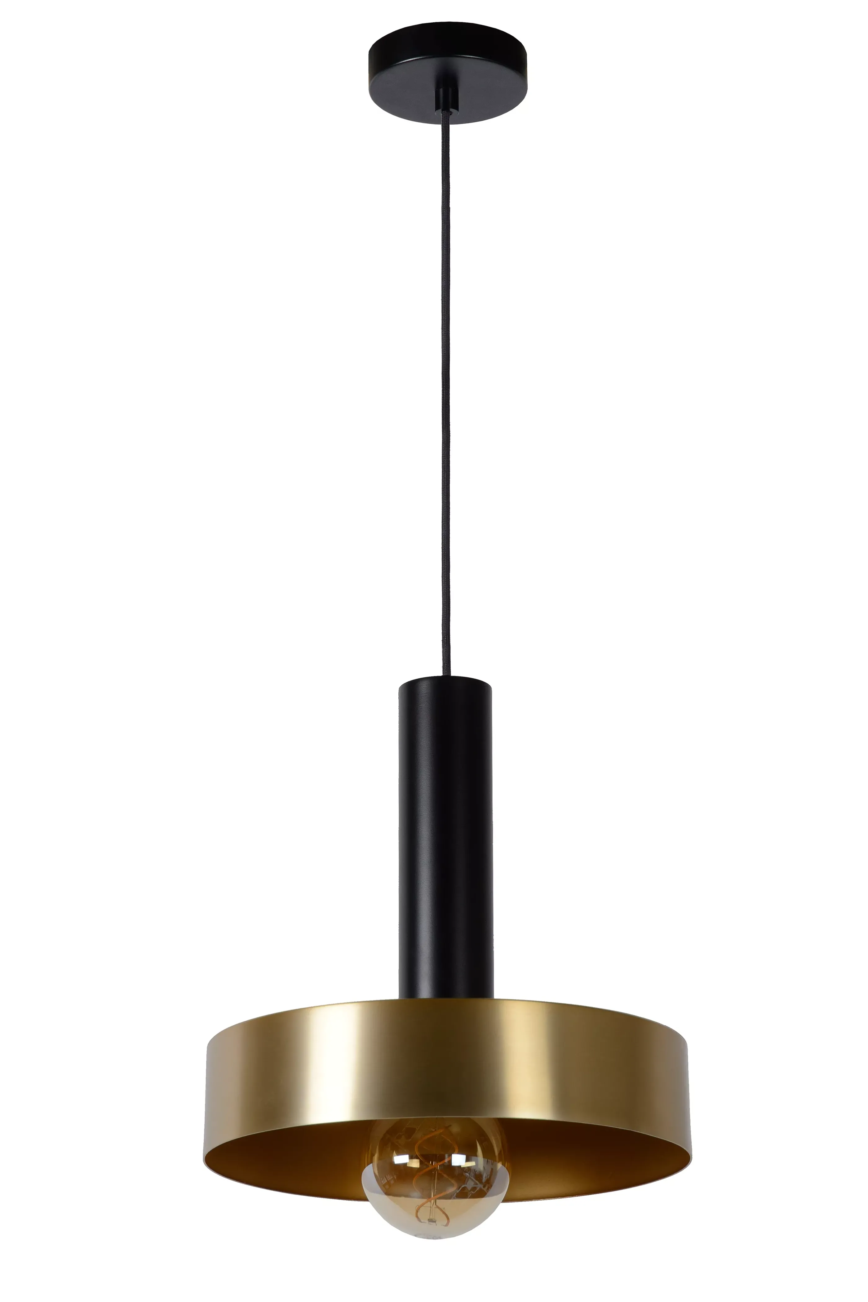 Clearance GIADA - Hanglamp - Ø 30 cm - 1xE27 - Mat Goud / Messing Hanglampen