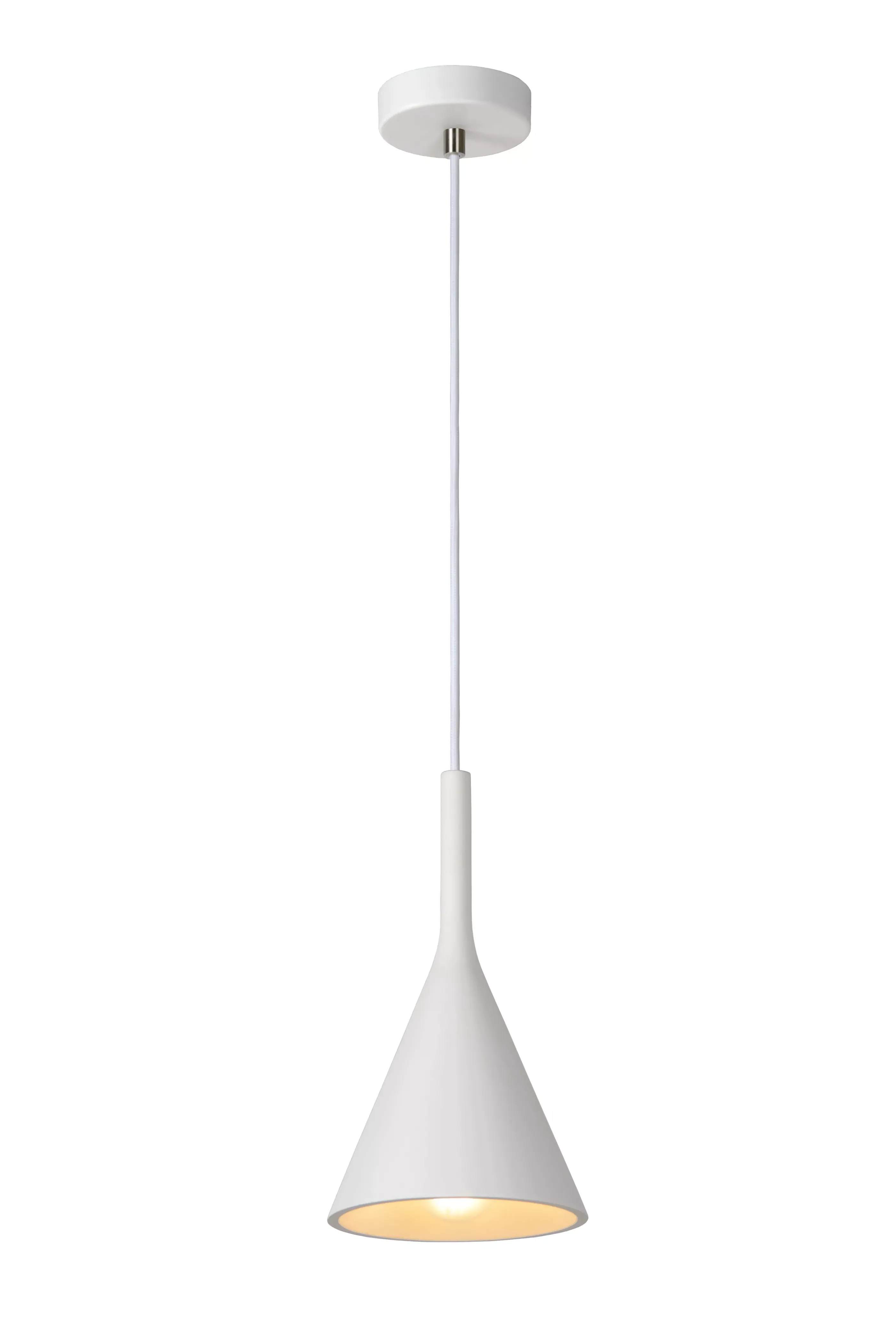 Online GIPSY - Hanglamp - Ø 16,5 cm - 1xE27 - Wit Hanglampen