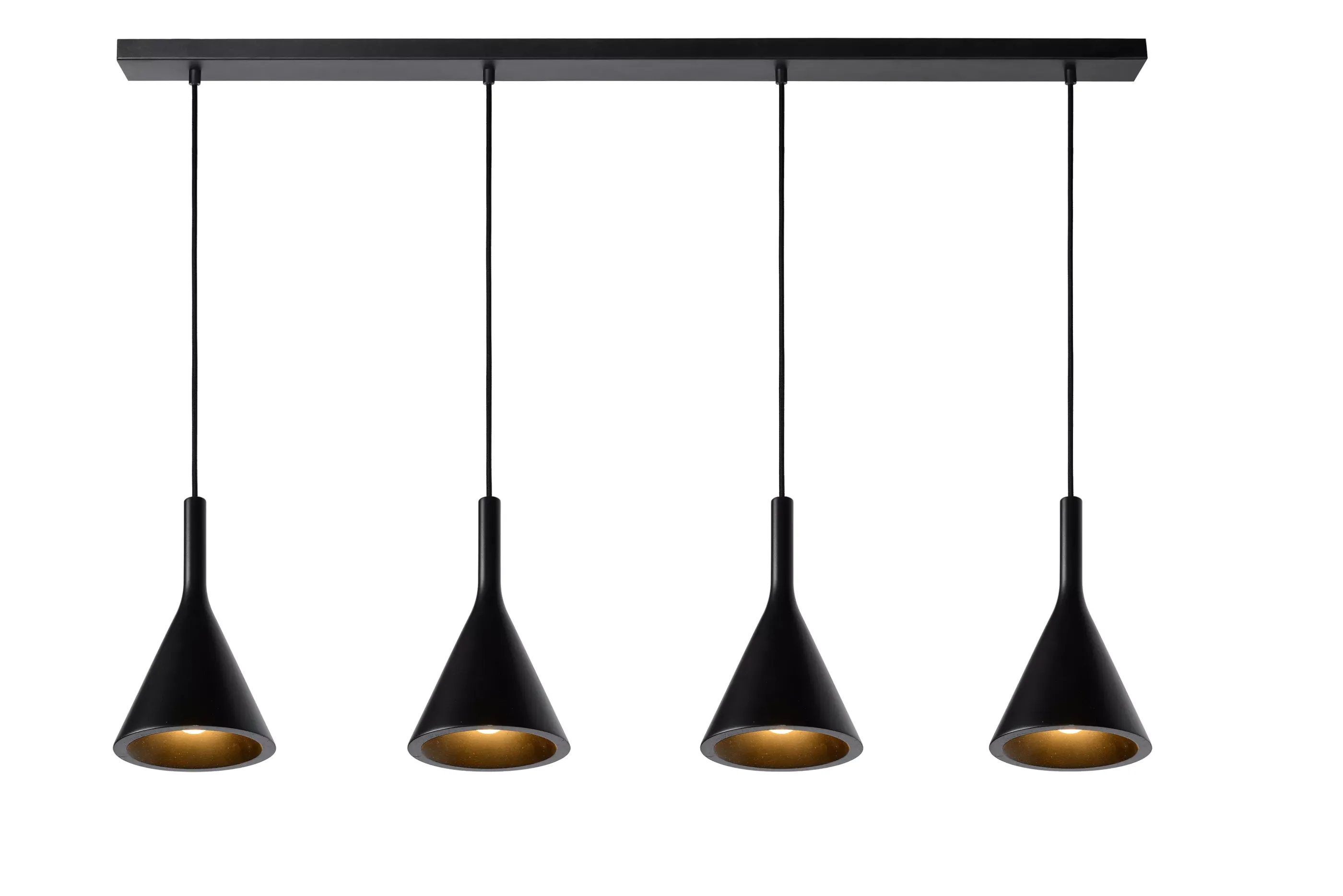 Discount GIPSY - Hanglamp - 4xE27 - Zwart Hanglampen