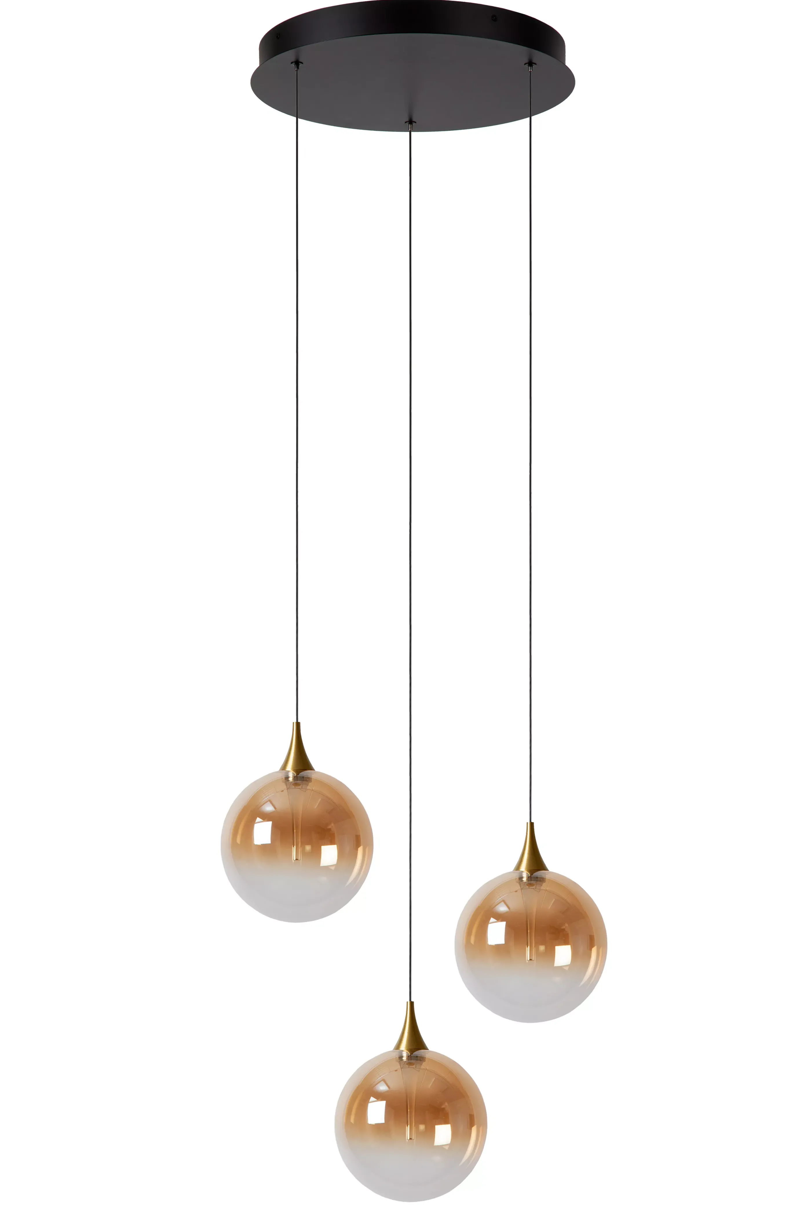 Fashion GISELA - Hanglamp - Ø 36 cm - LED Dimb. - 3x4,3W 2700K - Amber Hanglampen