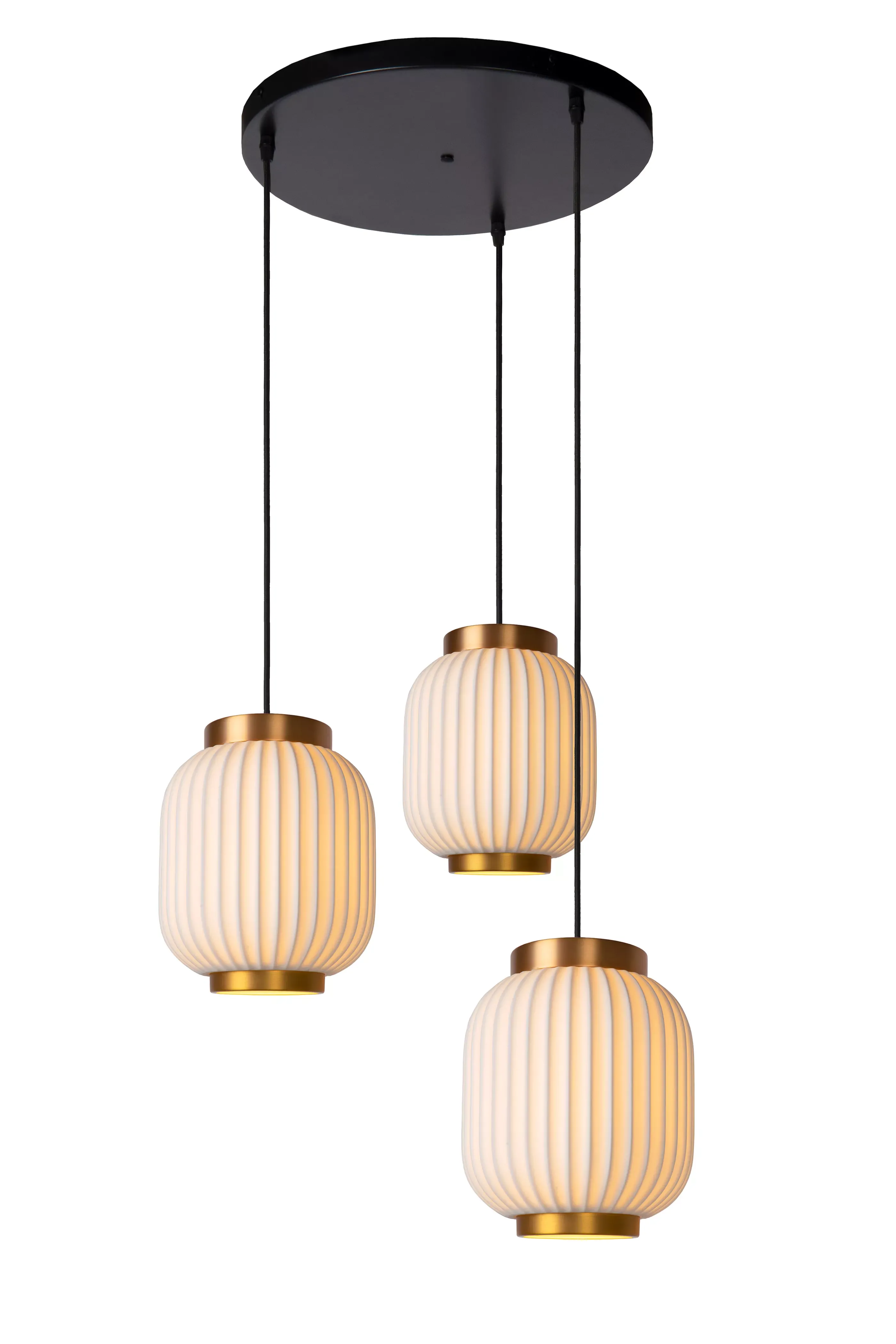 Shop GOSSE - Hanglamp - 3xE27 - Wit Hanglampen