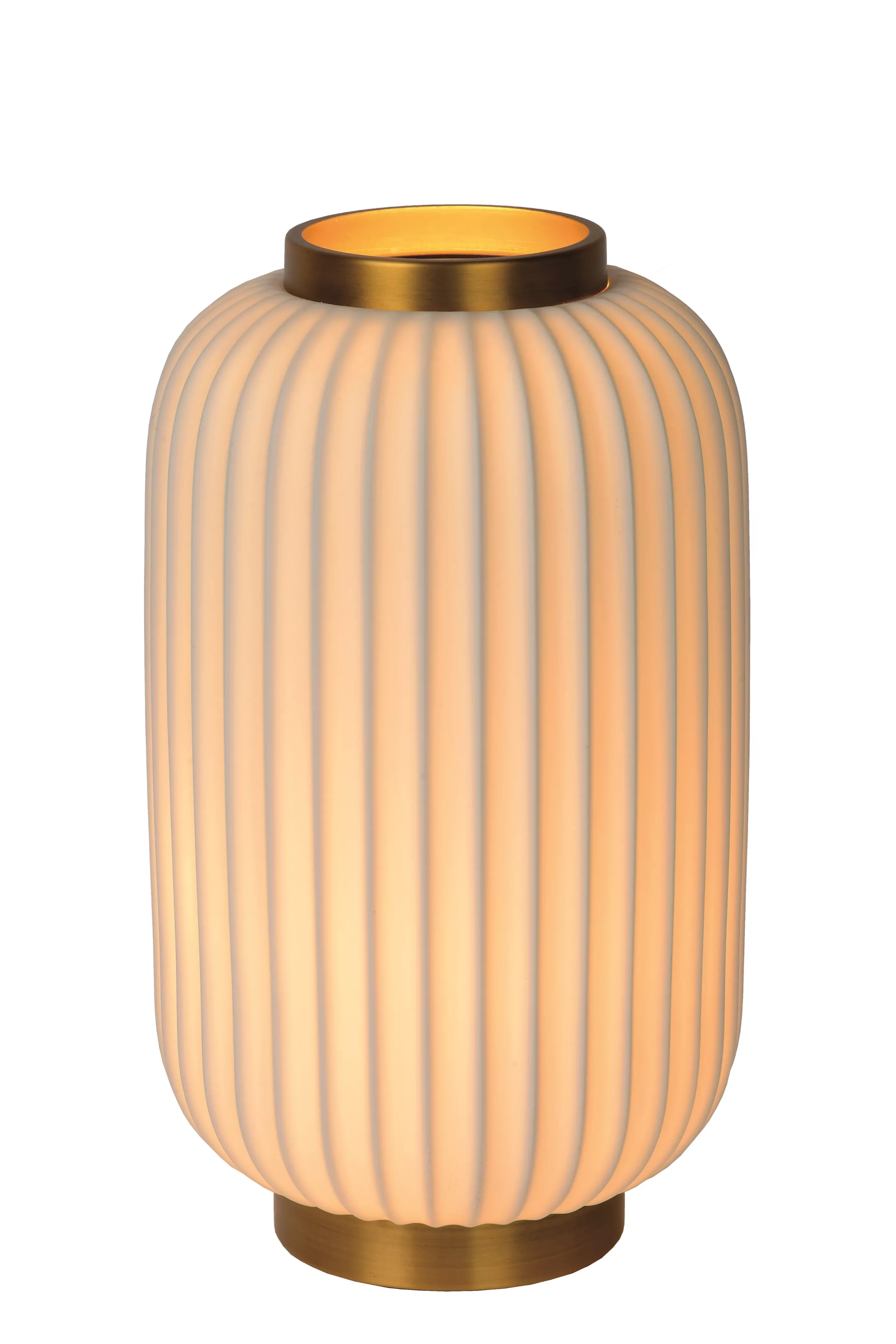 Outlet GOSSE - Tafellamp - Ø 19,7 cm - 1xE14 - Wit Tafellampen