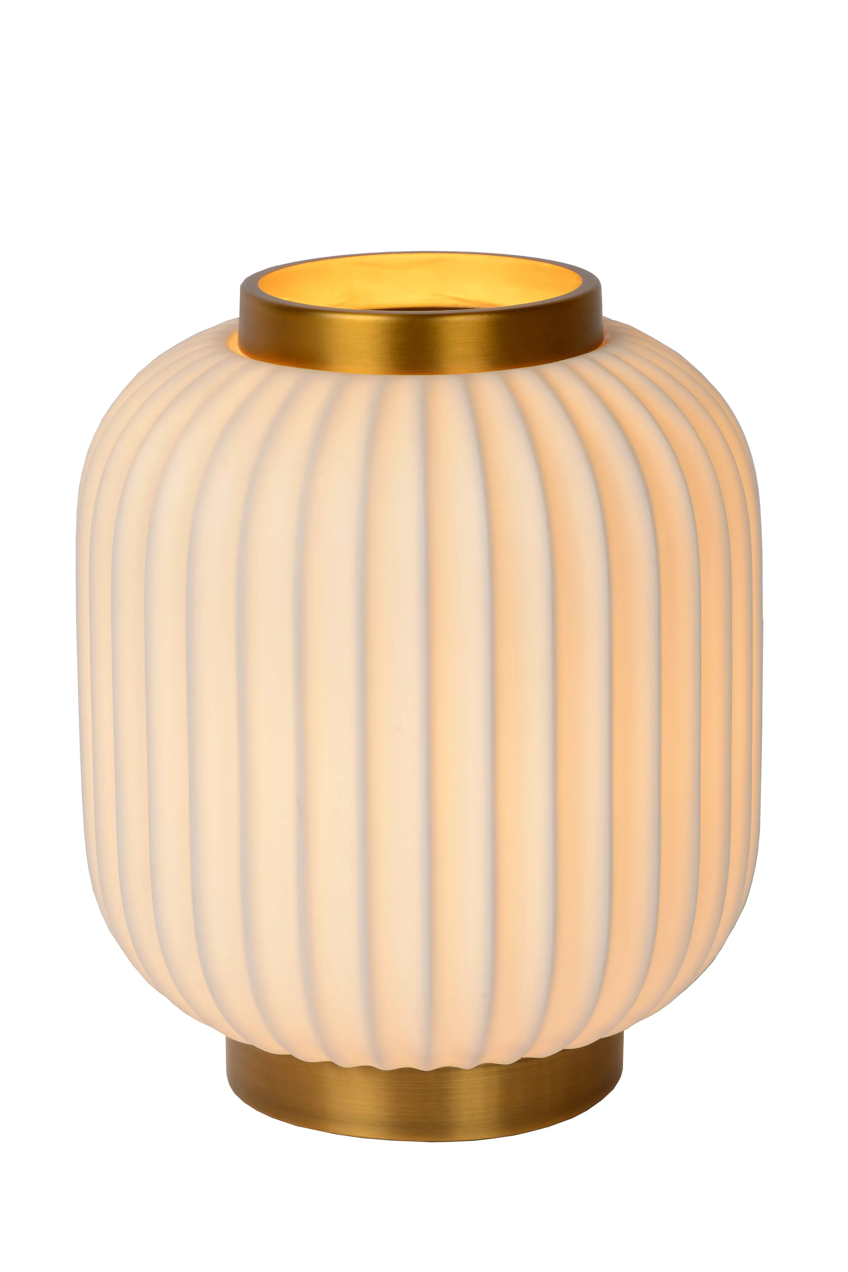 Discount GOSSE - Tafellamp - Ø 19,5 cm - 1xE14 - Wit Tafellampen