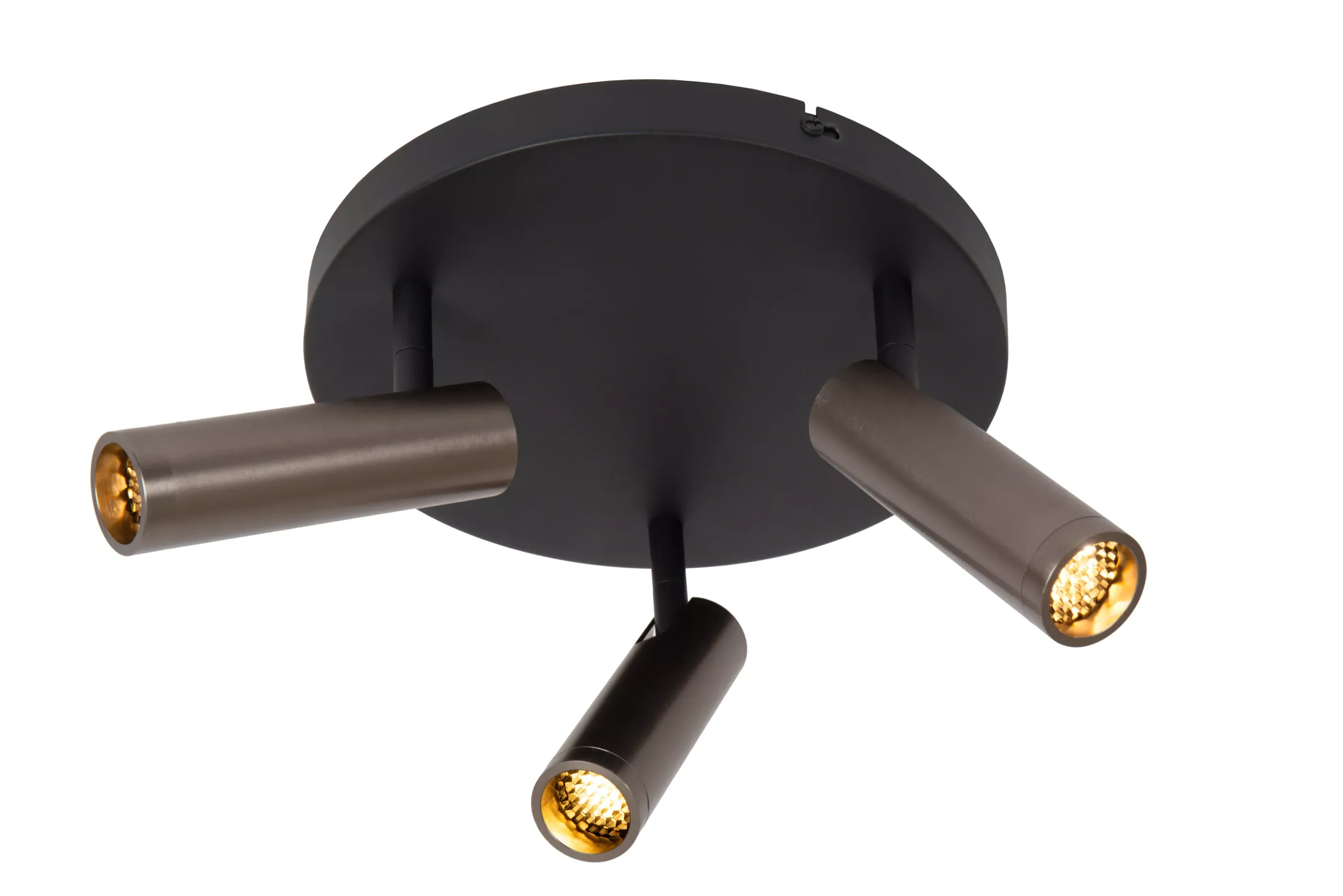 Fashion GRADO - Plafondspot - Ø 25 cm - 3xGU10 (MR11) - Grijs ijzer Plafondlampen
