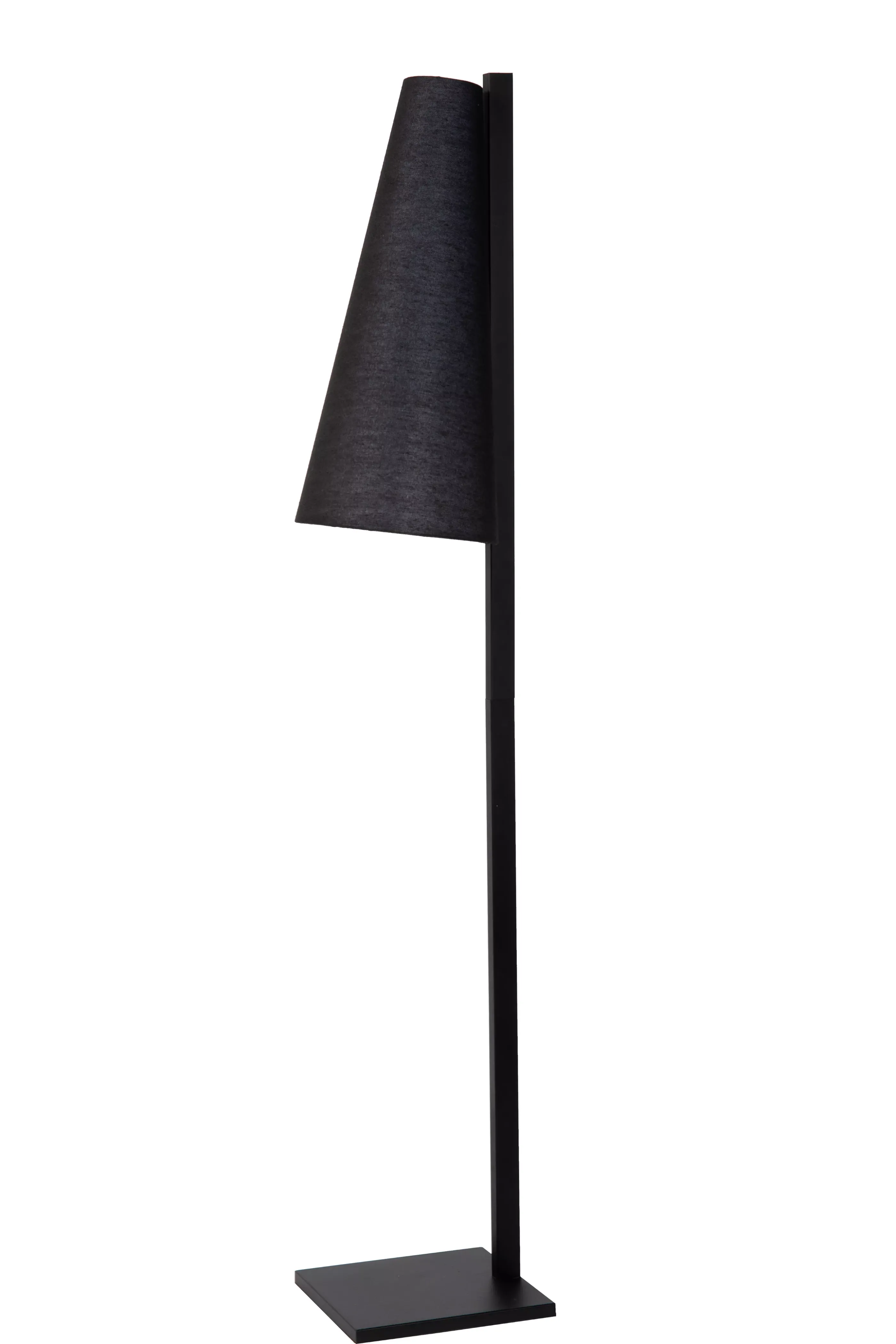 Discount GREGORY - Vloerlamp - 1xE27 - Zwart Staande Lampen