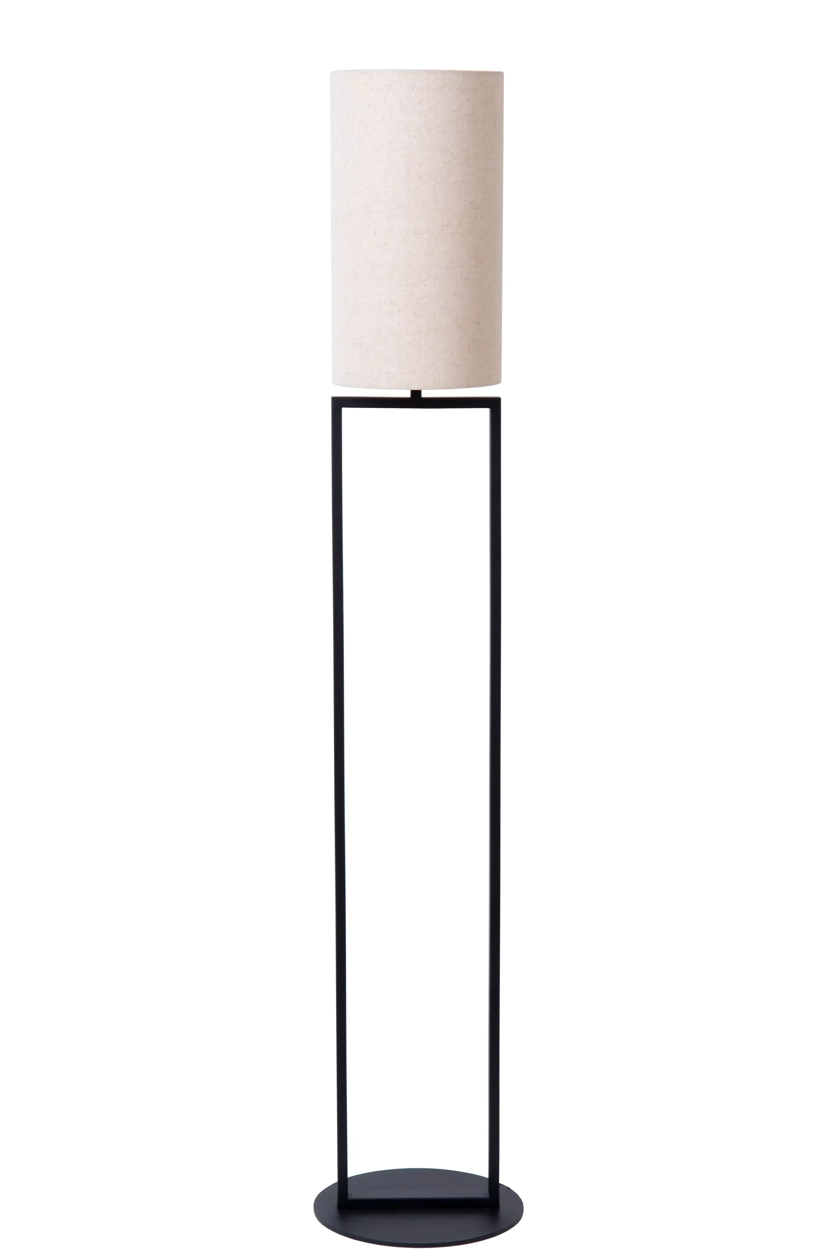 Outlet HERMAN - Vloerlamp - Ø 26 cm - 1xE27 - Beige Staande Lampen