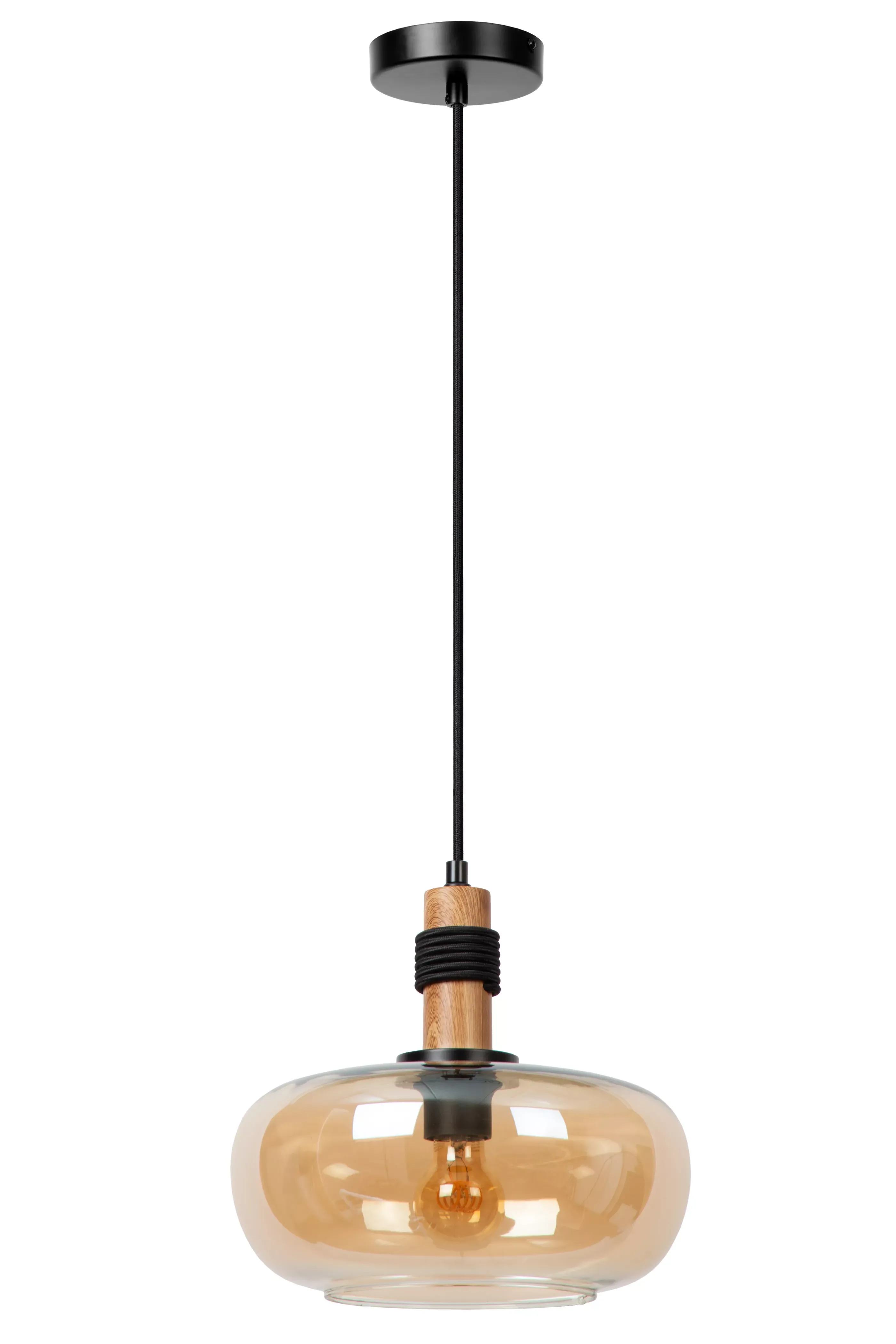 Flash Sale ILONA - Hanglamp - Ø 30 cm - 1xE27 - Amber Hanglampen