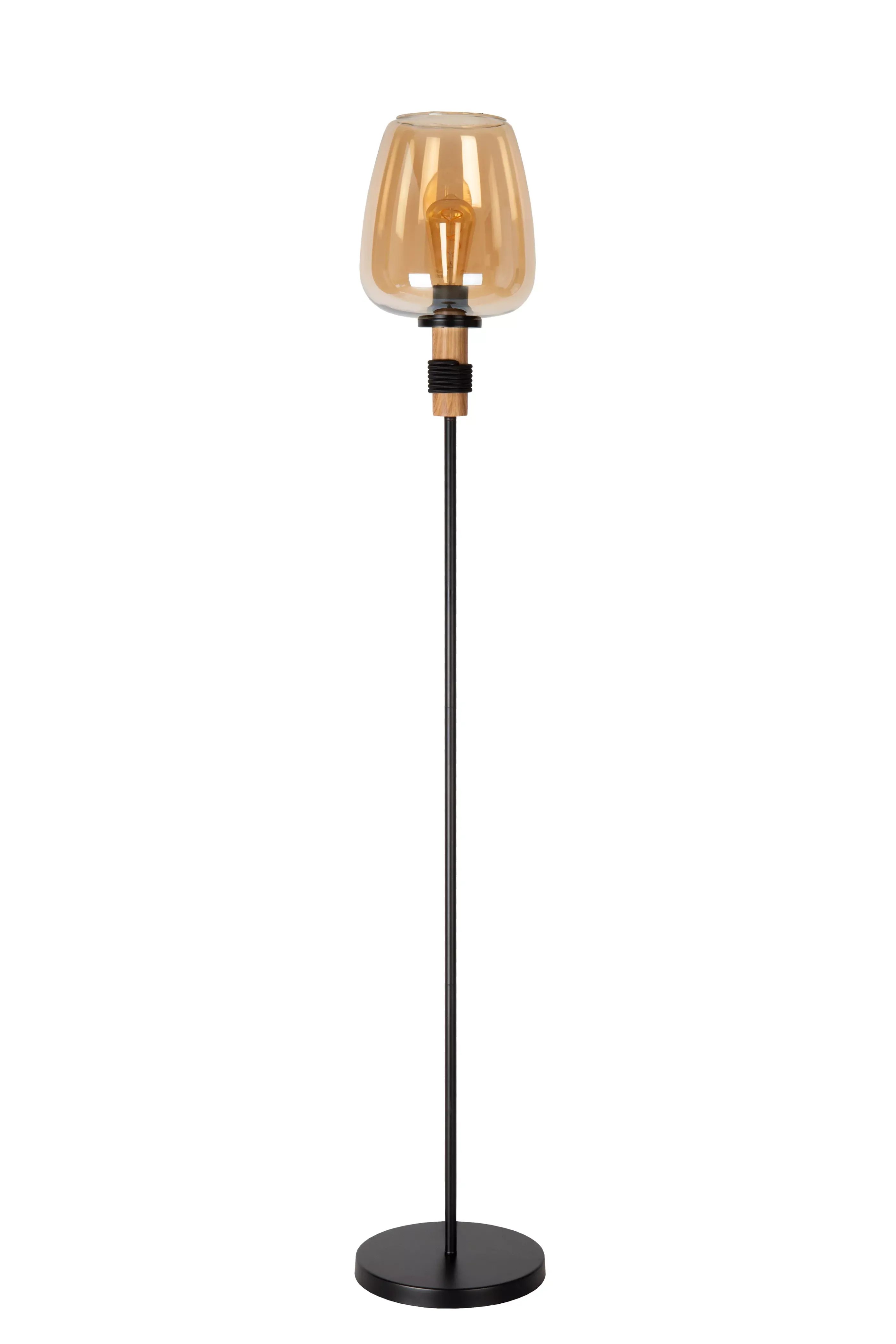 Hot ILONA - Vloerlamp - Ø 34 cm - 1xE27 - Amber Staande Lampen