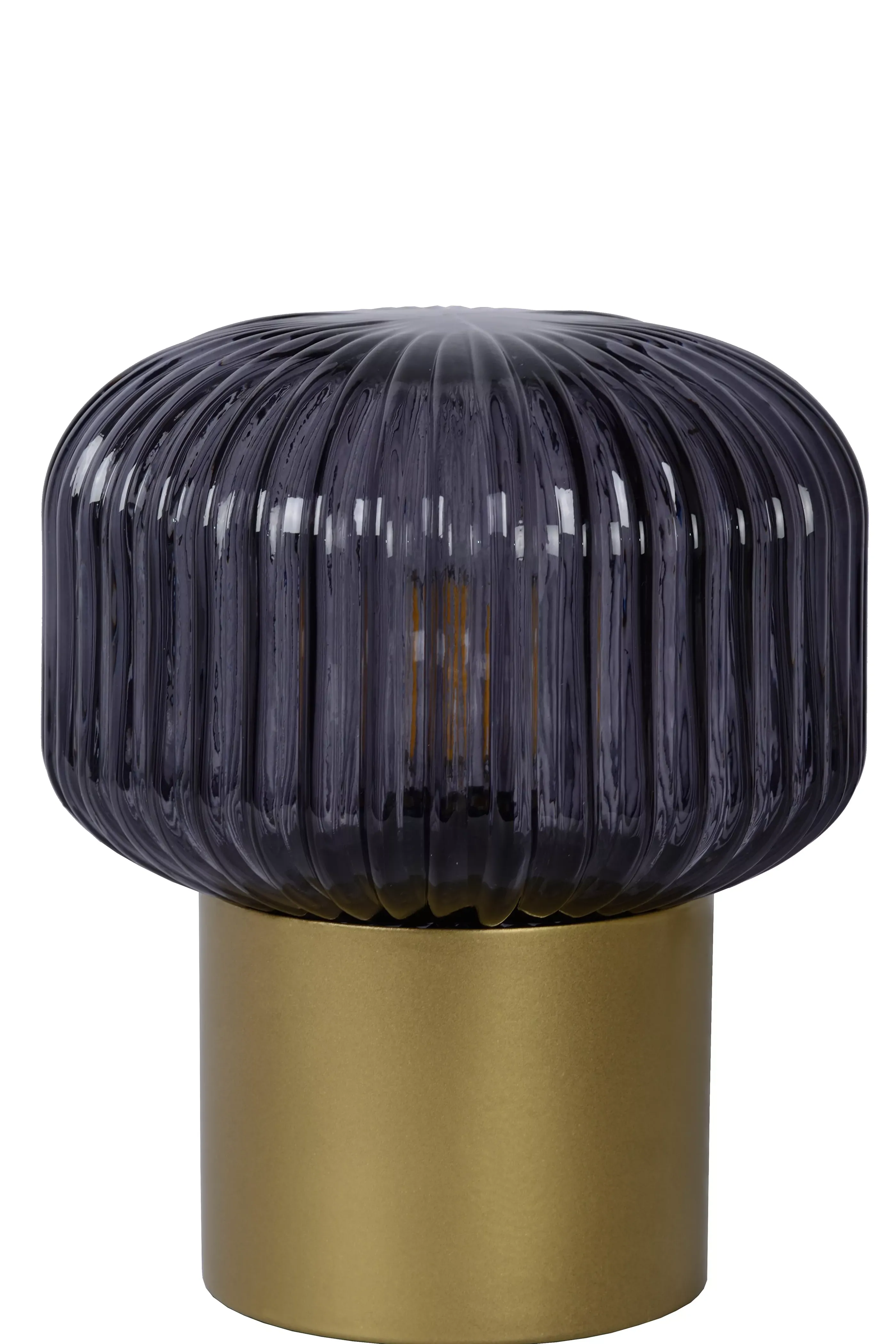 Discount JANY - Tafellamp - Ø 16 cm - 1xE14 - Mat Goud / Messing Tafellampen