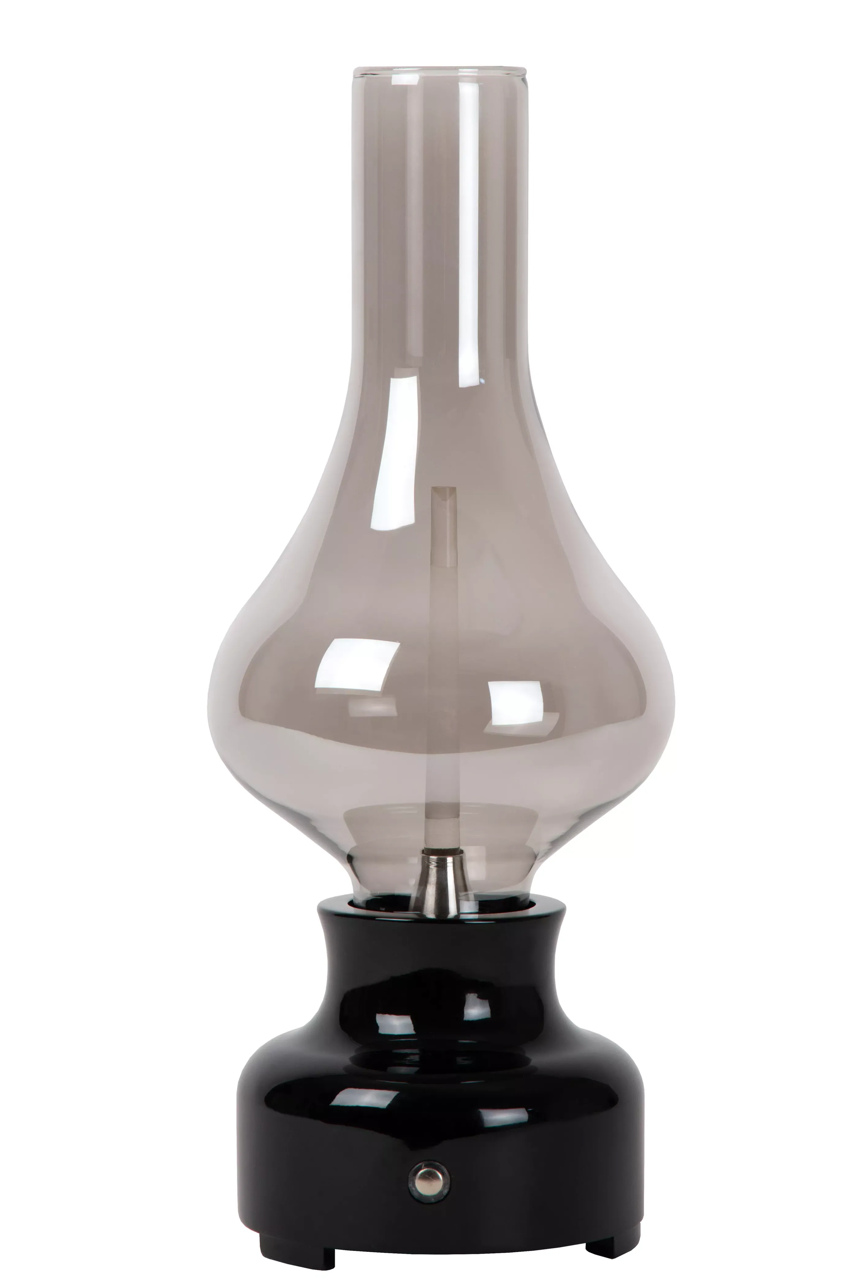 Outlet JASON - Oplaadbare Tafellamp - Accu/Batterij - LED 3 StepDim - 1x2W 3000K - Zwart Tafellampen