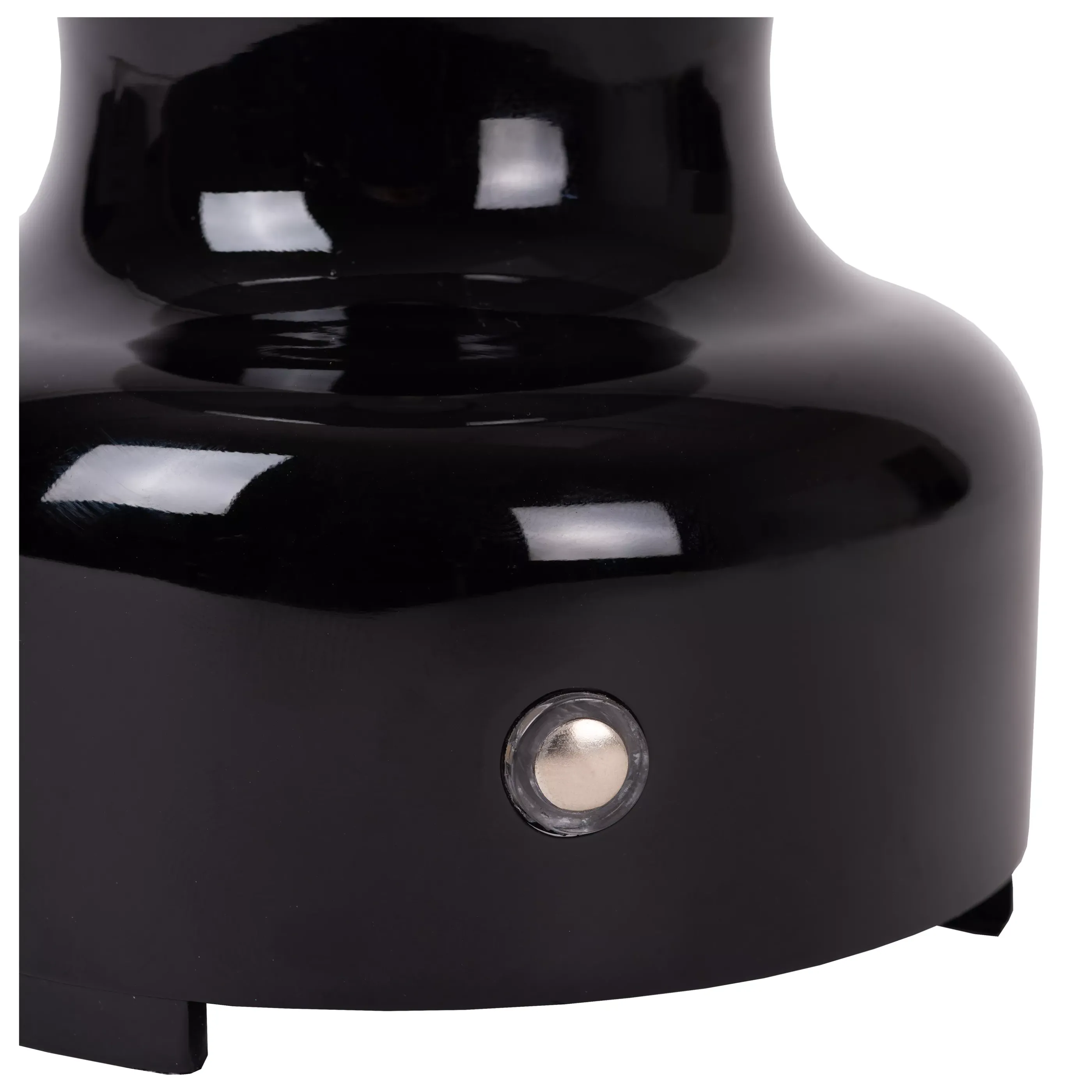 Outlet JASON - Oplaadbare Tafellamp - Accu/Batterij - LED 3 StepDim - 1x2W 3000K - Zwart Tafellampen