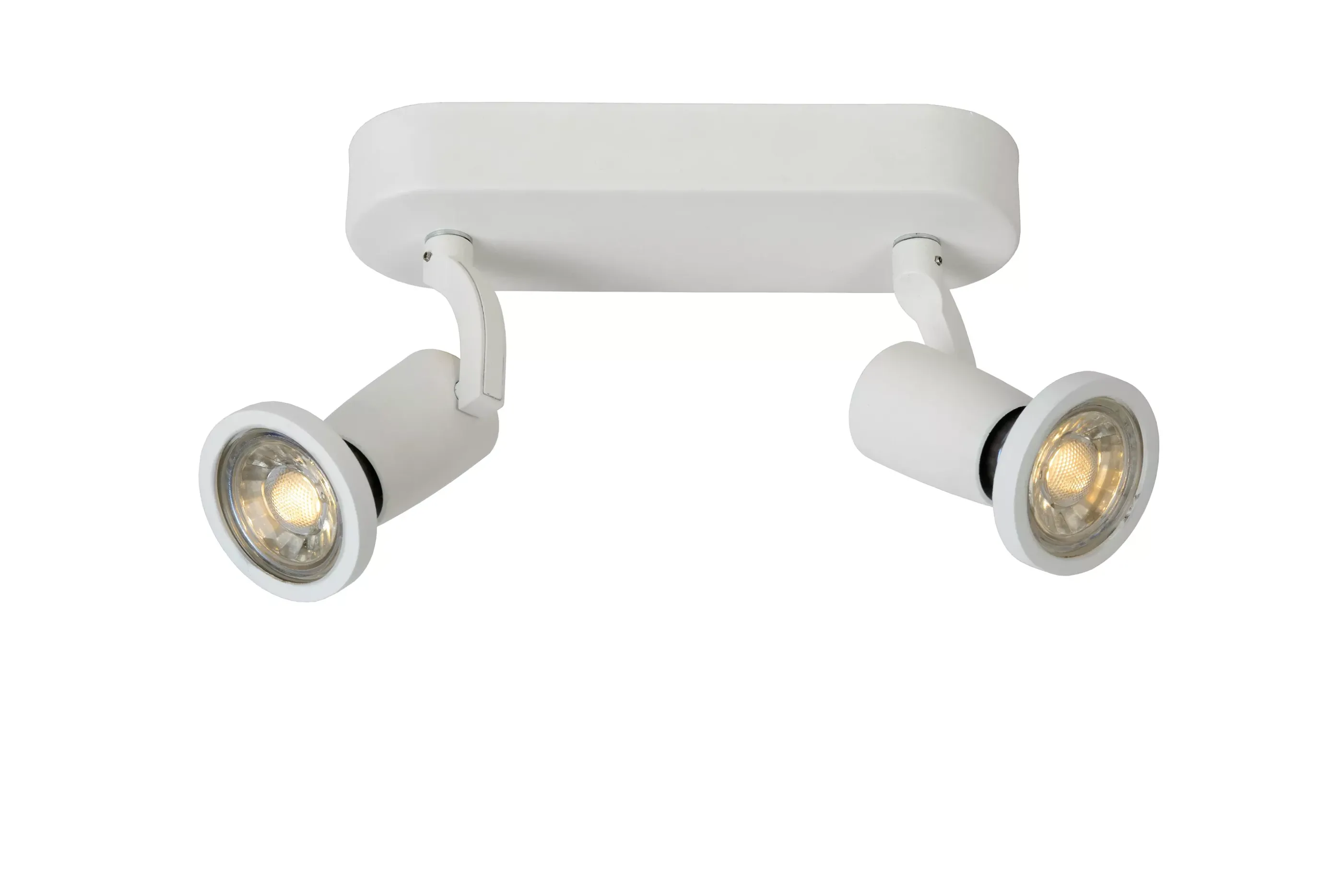 Fashion JASTER-LED - Plafondspot - LED - GU10 - 2x5W 2700K - Wit Plafondlampen