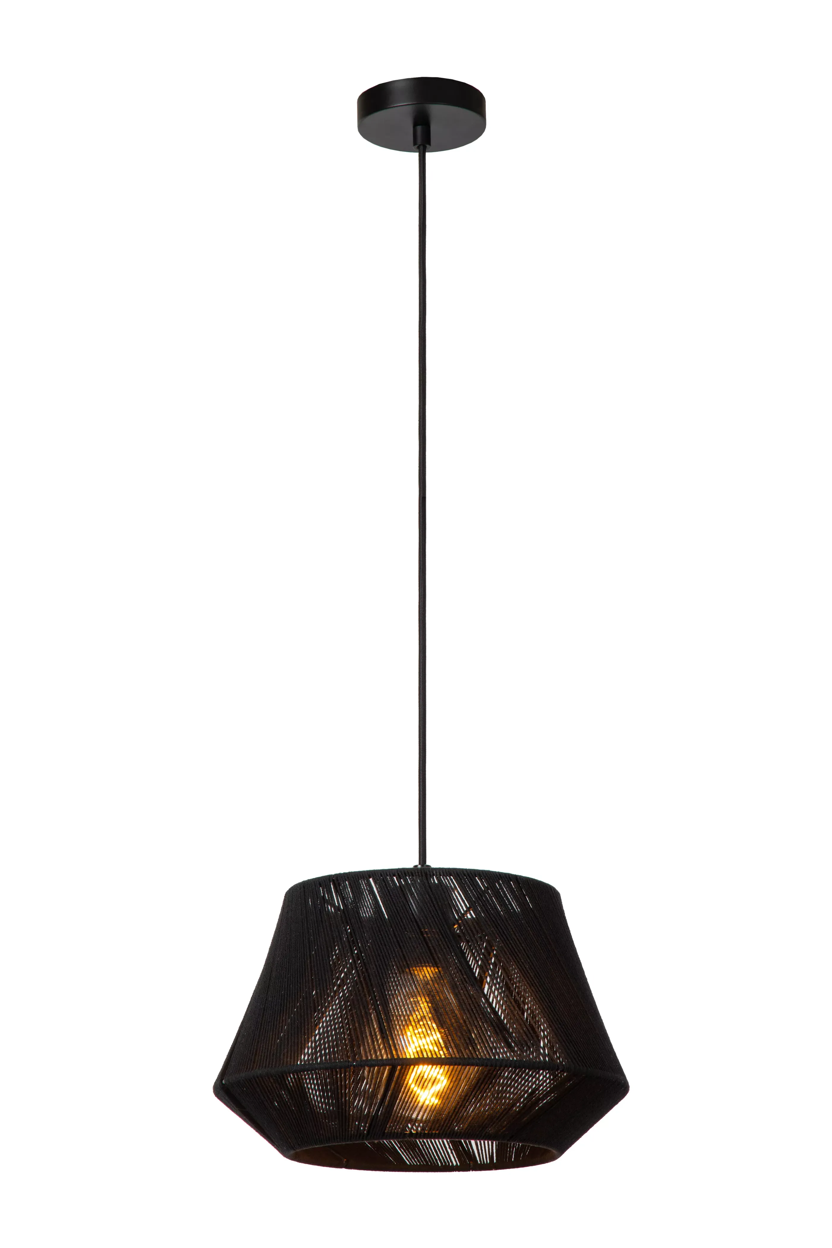 Hot JESSICA - Hanglamp - Ø 30 cm - 1xE27 - Zwart Hanglampen